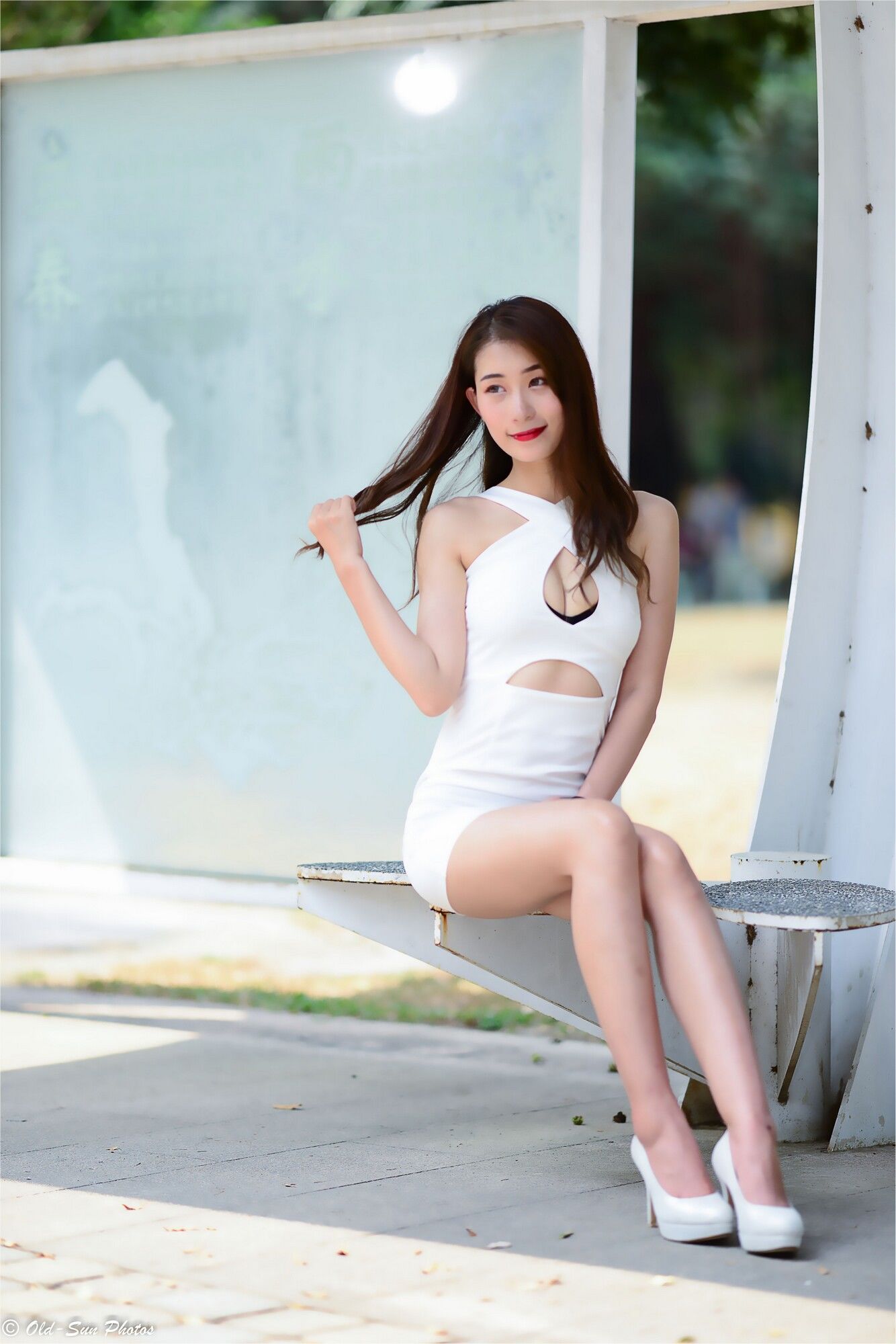 小雨《左營植物園》 性感外拍-图81