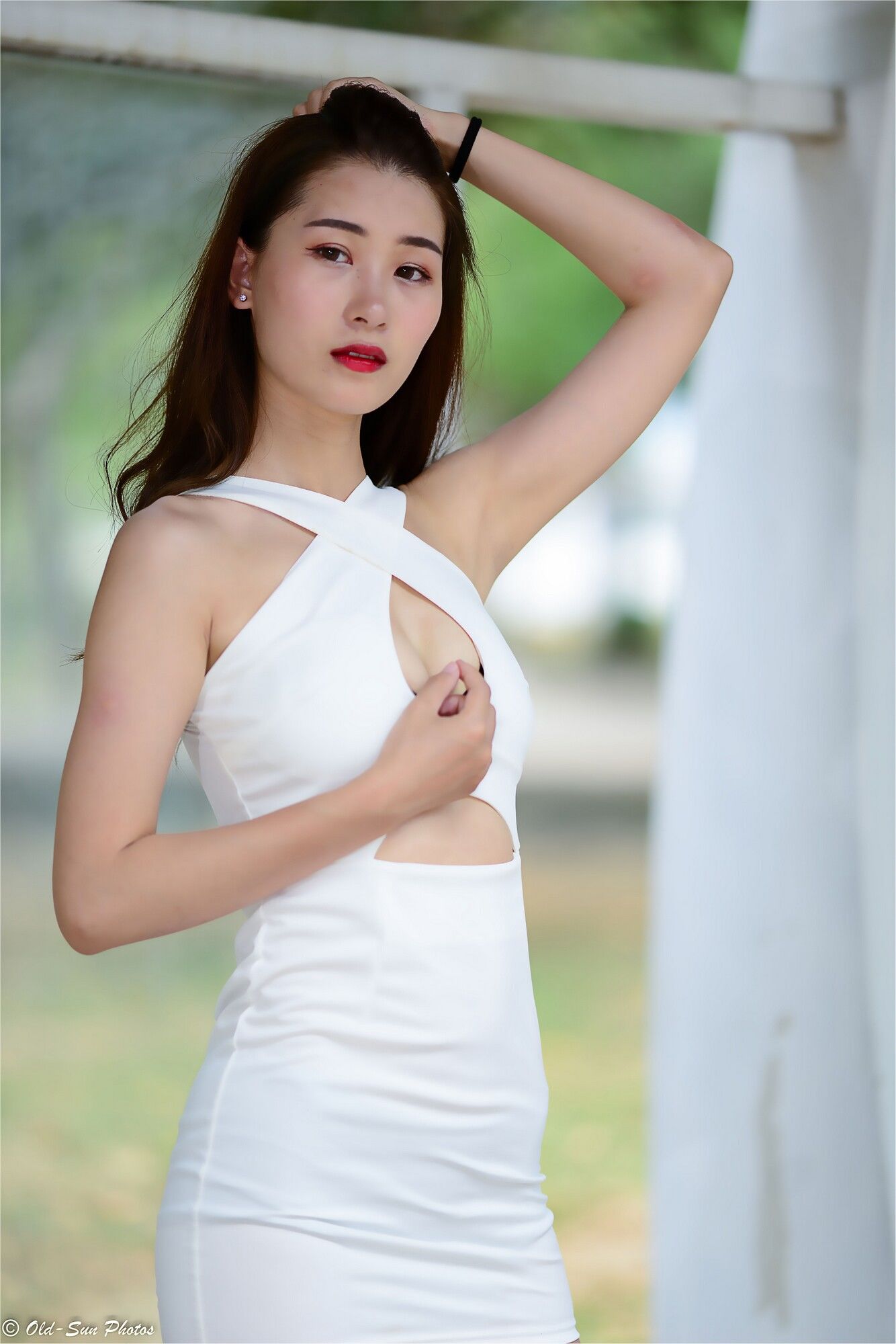 小雨《左營植物園》 性感外拍-图89