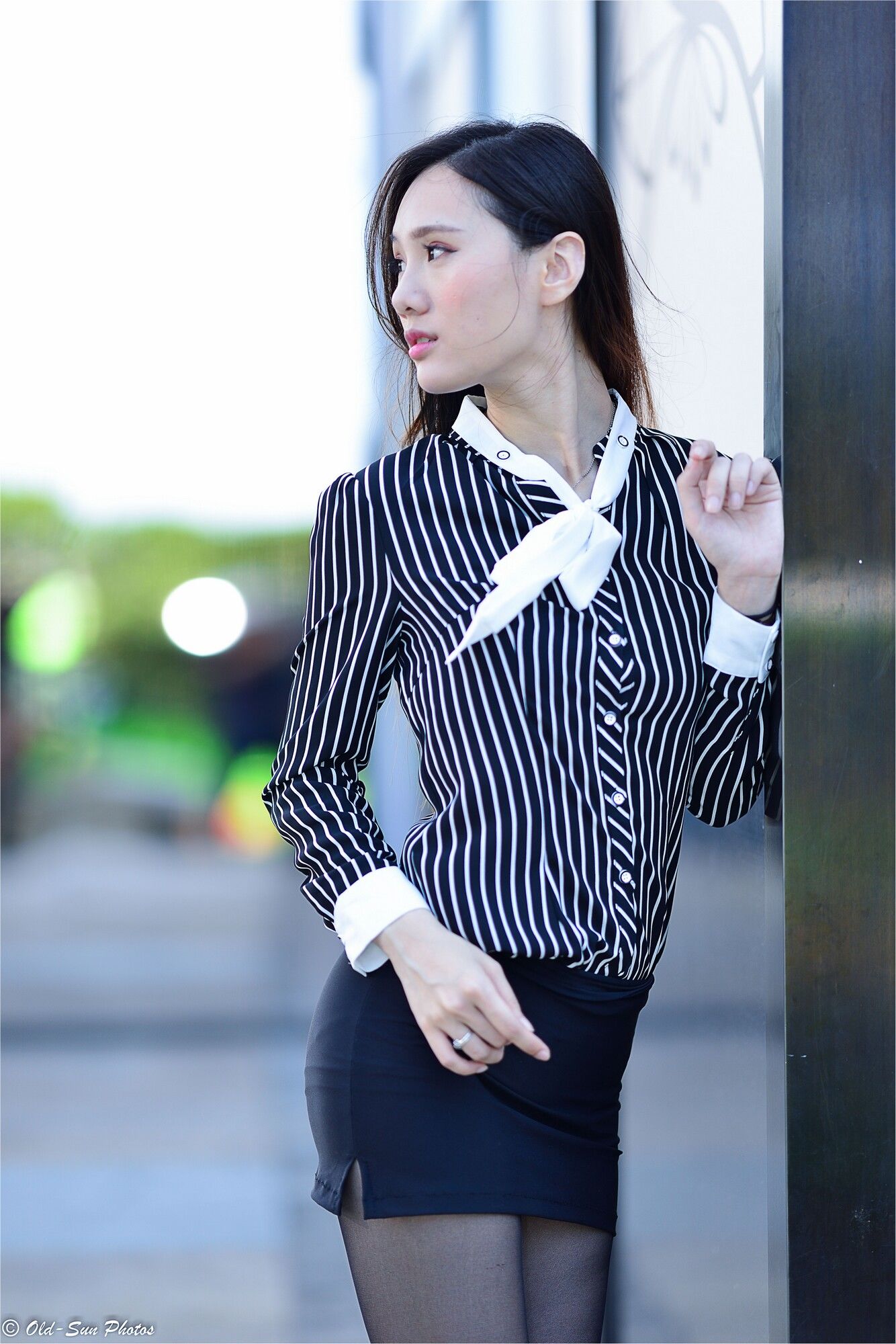 张小米 - 黑丝OL女郎外拍-图16