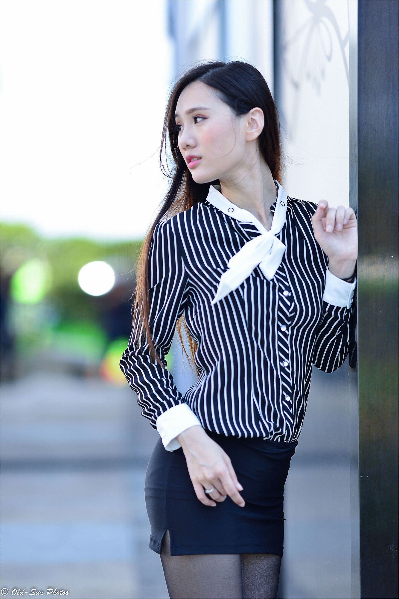 张小米 - 黑丝OL女郎外拍-图17