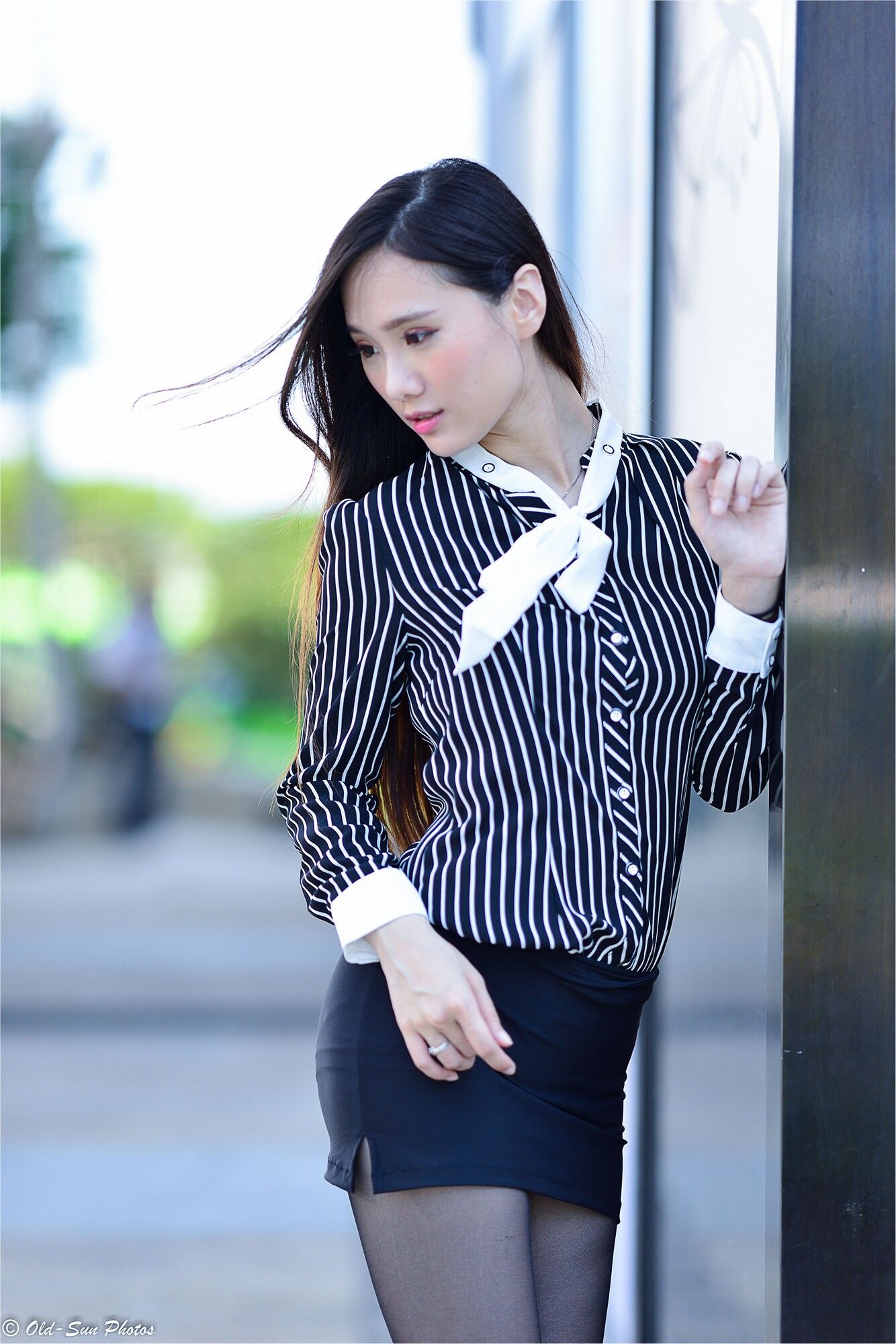 张小米 - 黑丝OL女郎外拍-图18