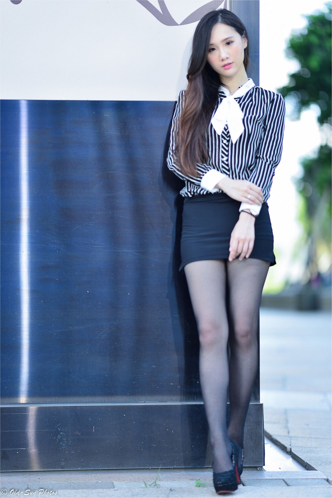 张小米 - 黑丝OL女郎外拍-图21