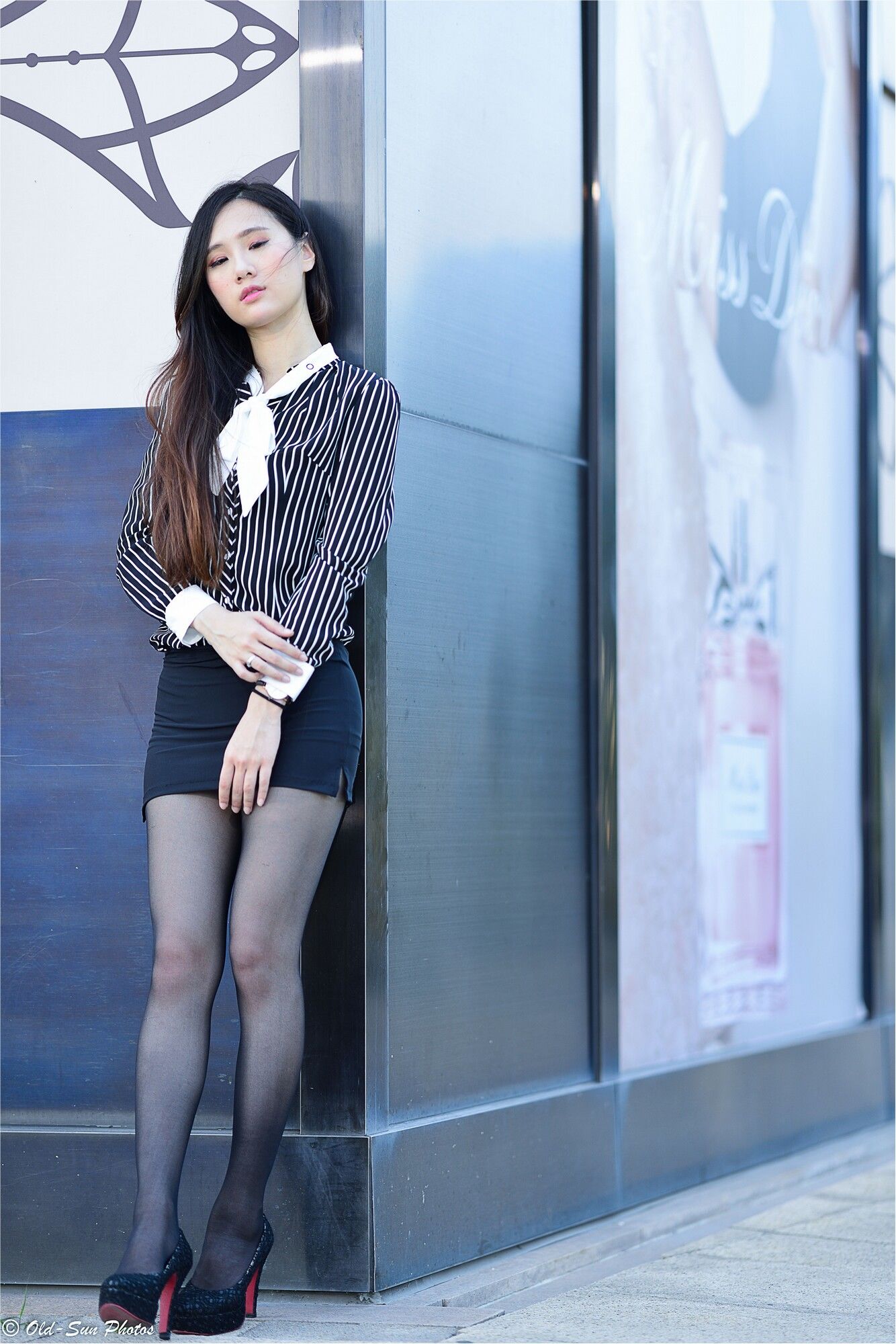 张小米 - 黑丝OL女郎外拍-图22