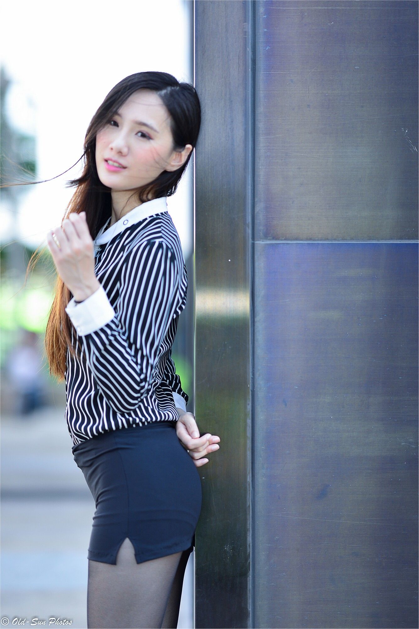 张小米 - 黑丝OL女郎外拍-图24