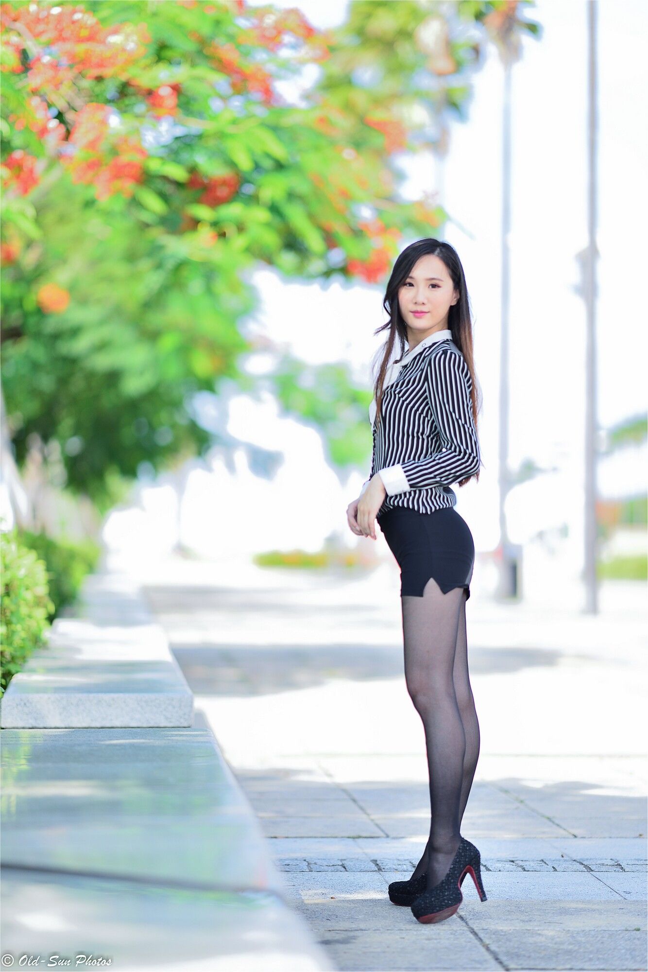 张小米 - 黑丝OL女郎外拍-图28