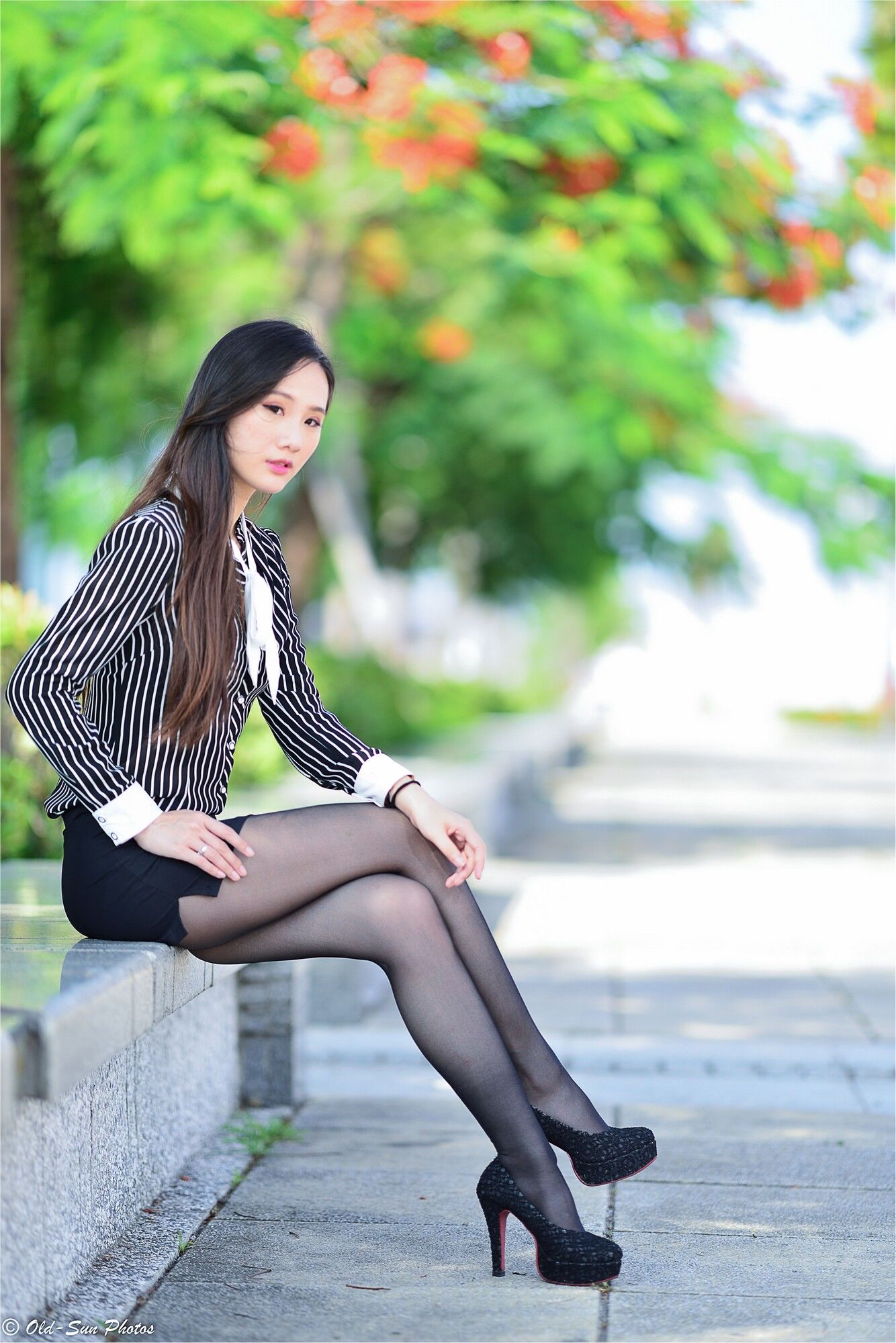 张小米 - 黑丝OL女郎外拍-图35