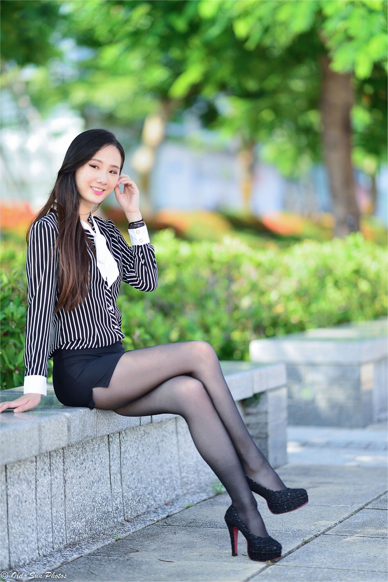 张小米 - 黑丝OL女郎外拍-图36