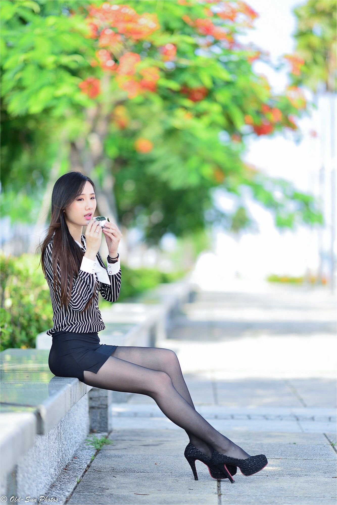 张小米 - 黑丝OL女郎外拍-图39