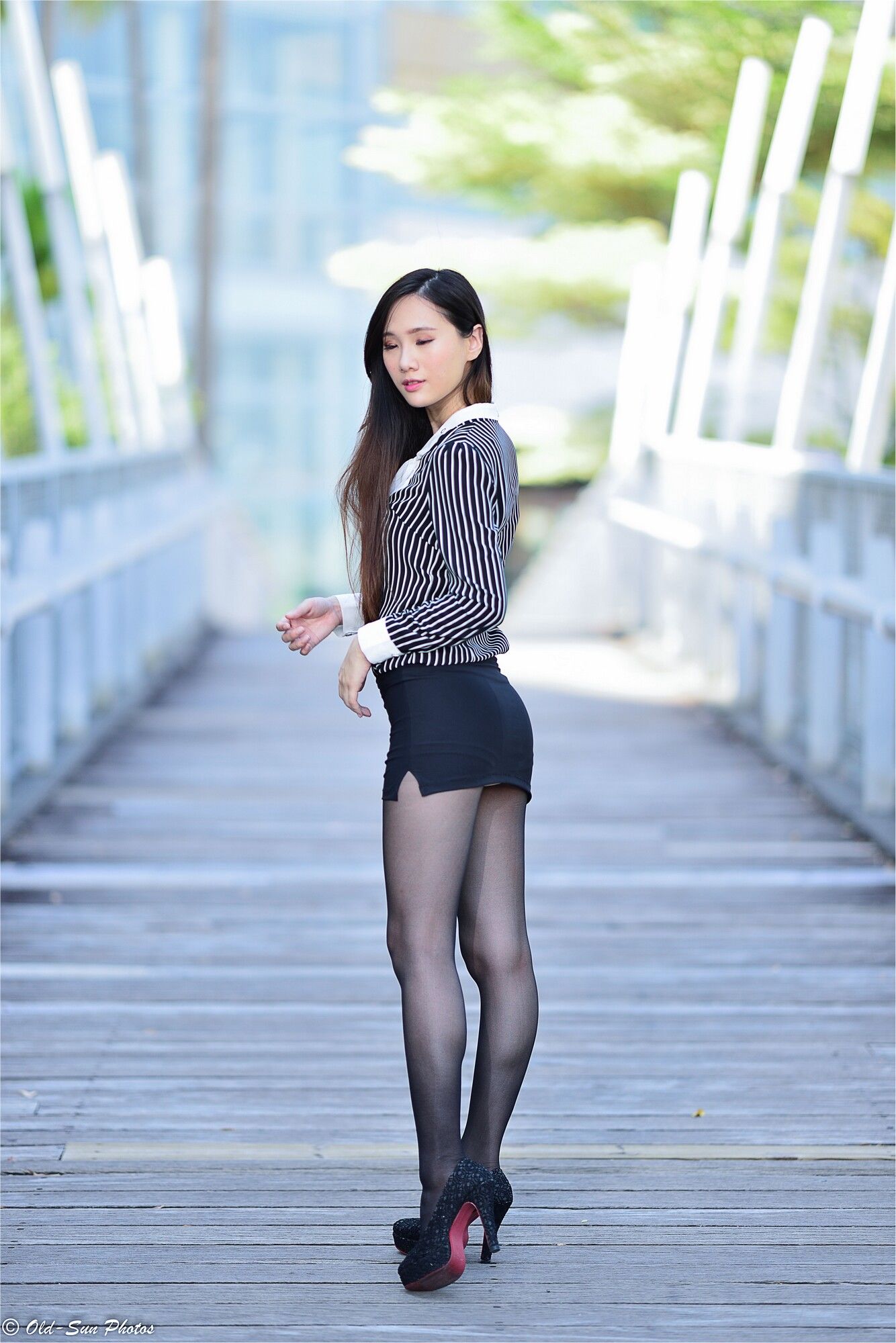 张小米 - 黑丝OL女郎外拍-图42