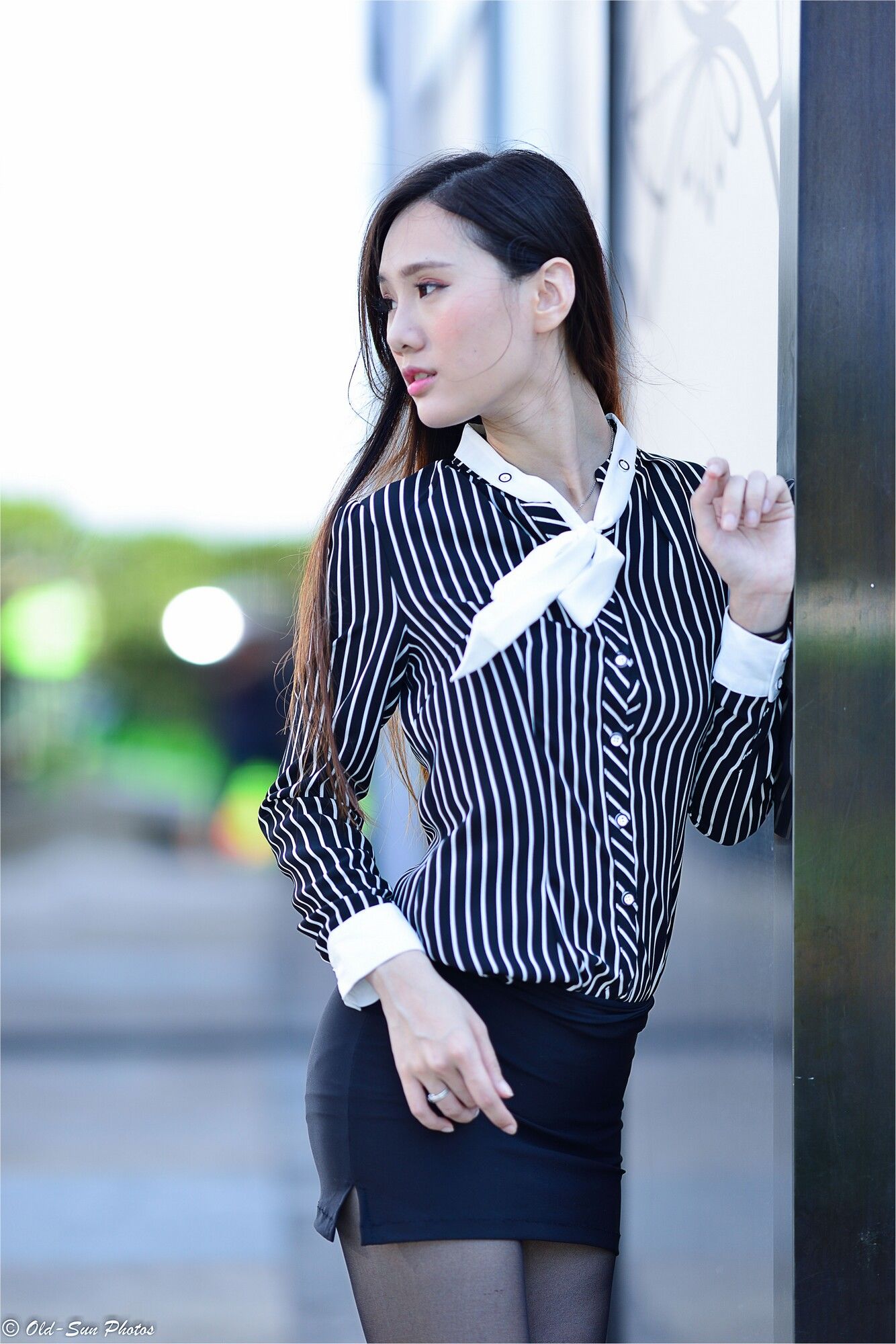 张小米 - 黑丝OL女郎外拍-图47