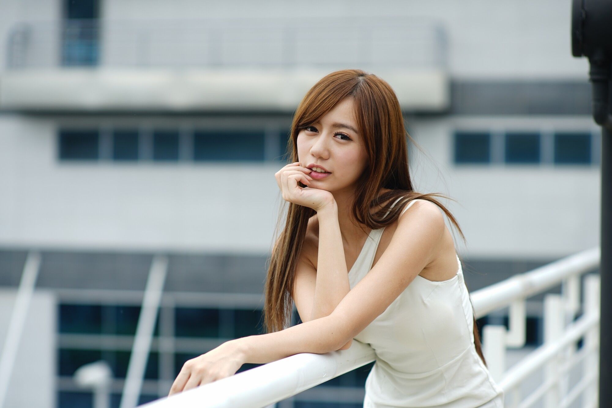 张菁菁Arlena《烏日高鐵女孩～天桥美腿》-图11