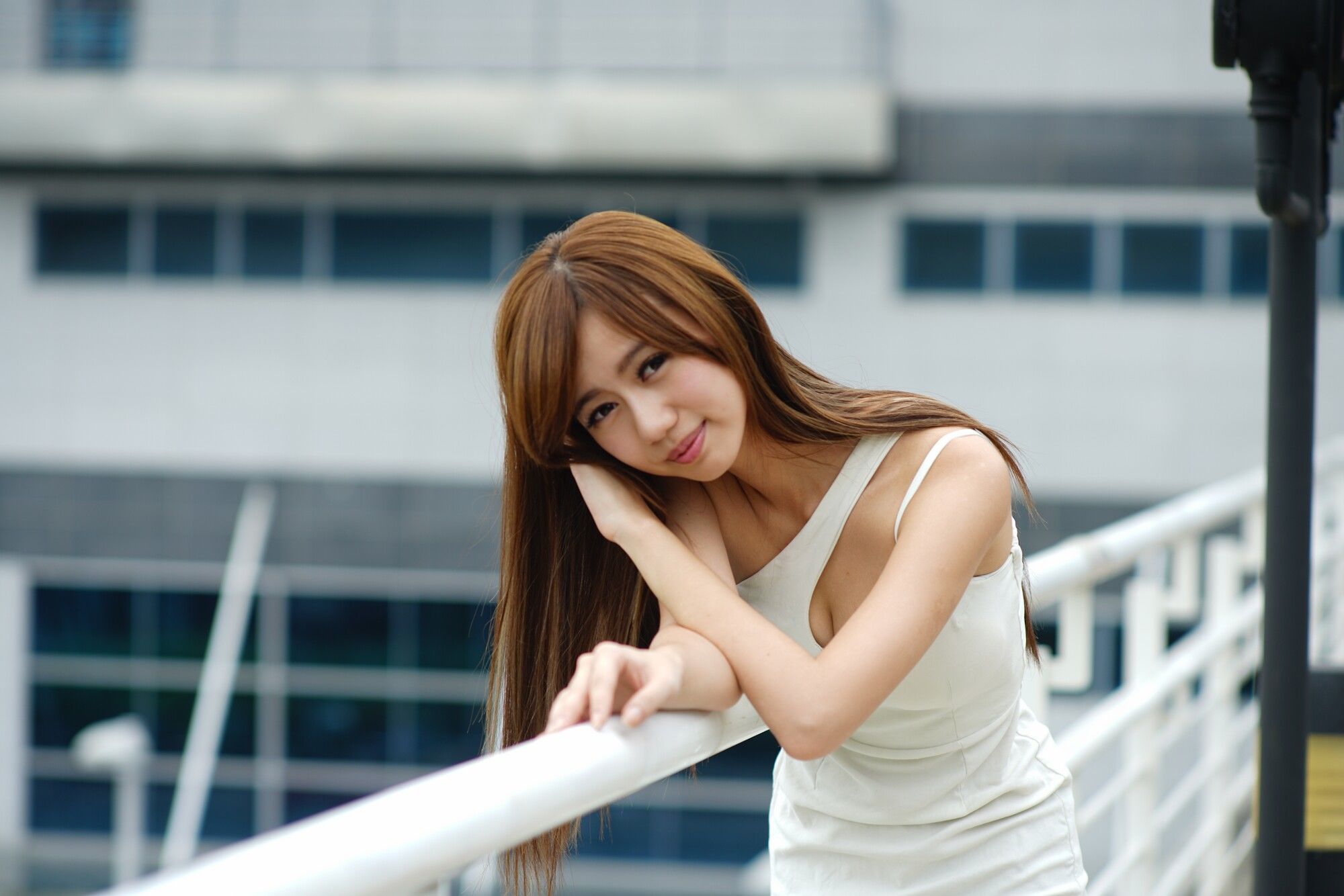 张菁菁Arlena《烏日高鐵女孩～天桥美腿》-图21