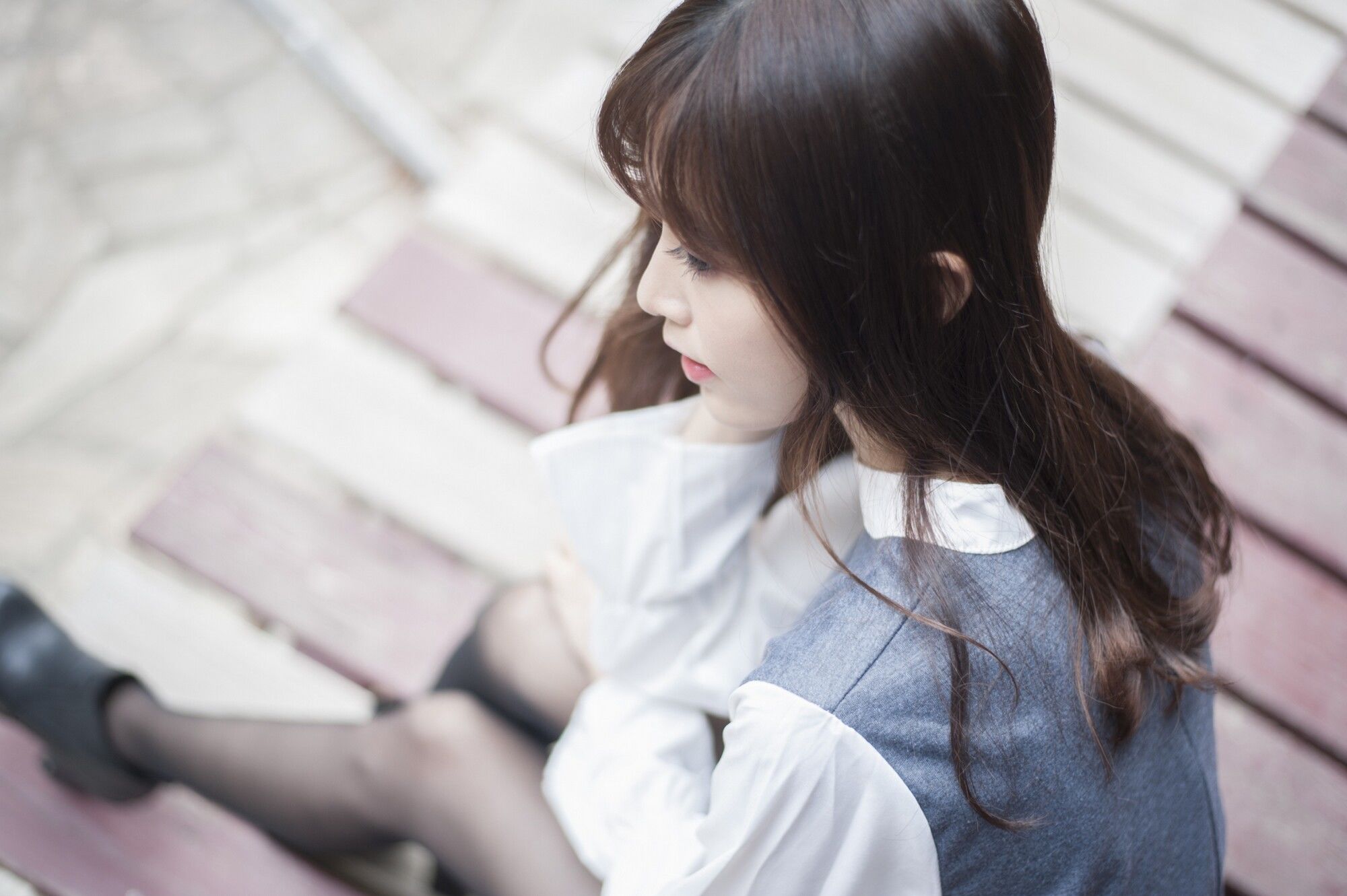 彭丽嘉(Lady憶憶)《樱花下的黑丝》-图0