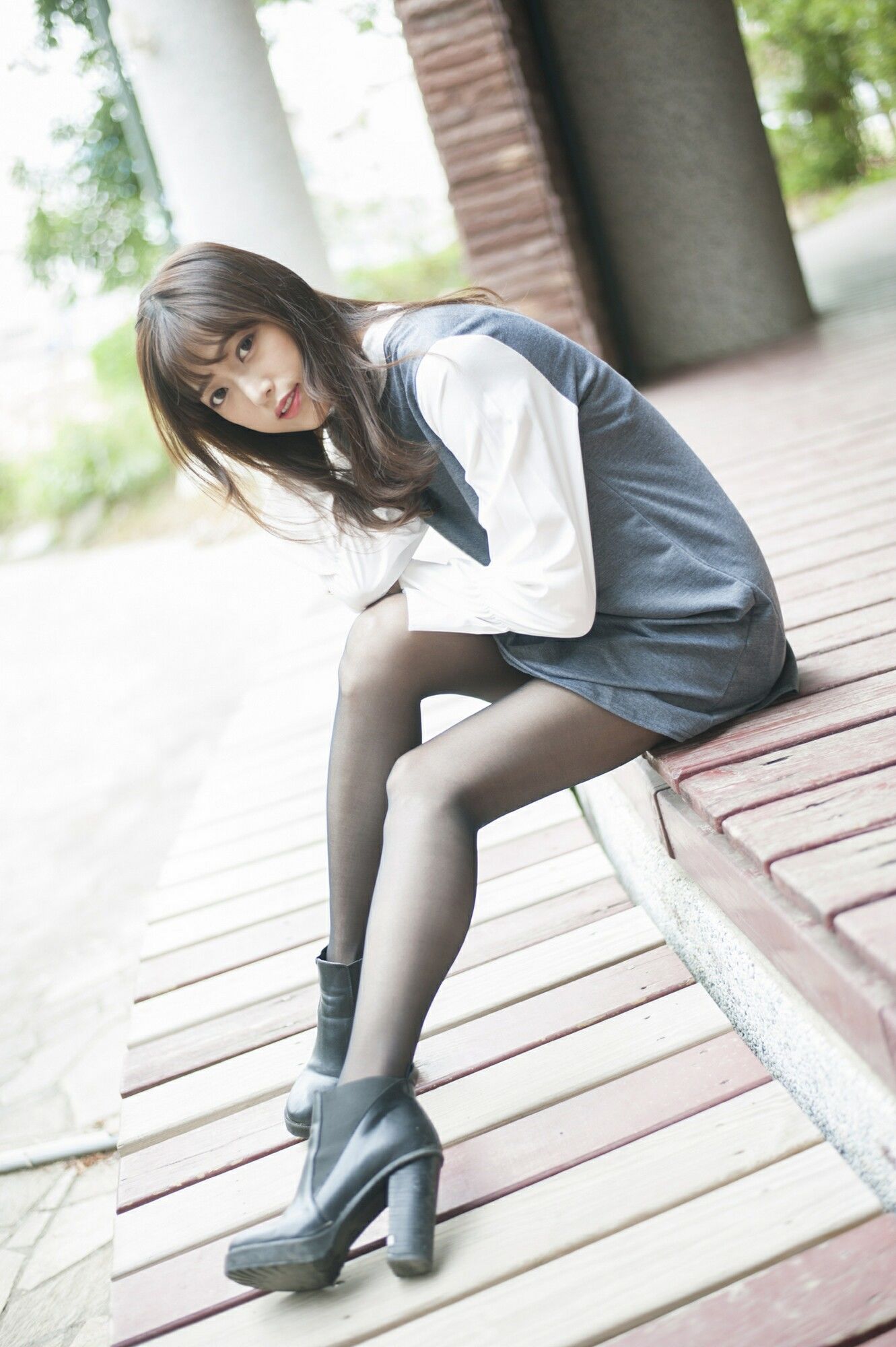 彭丽嘉(Lady憶憶)《樱花下的黑丝》-图17