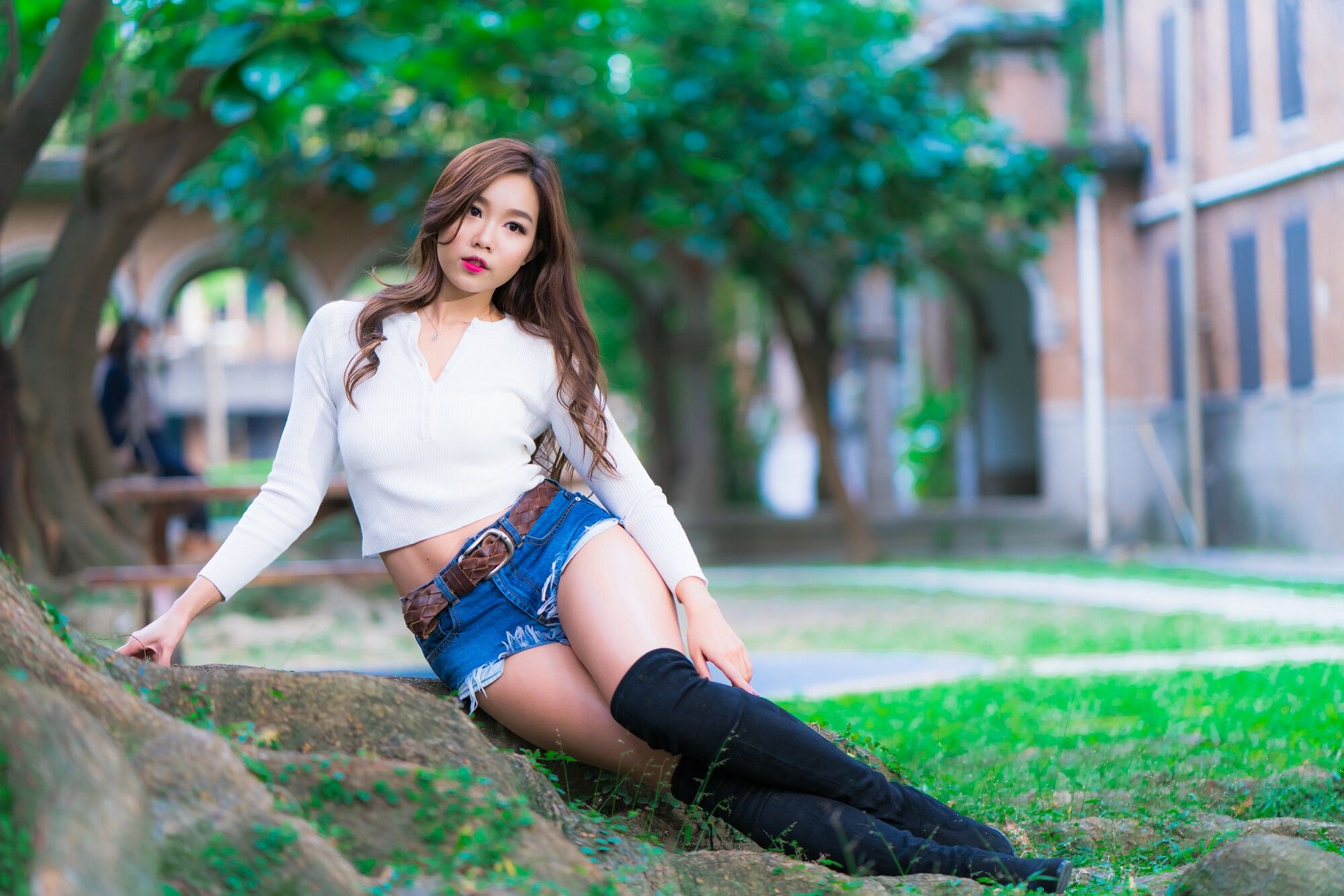 Olivia安馜薇《台大外拍》-图43