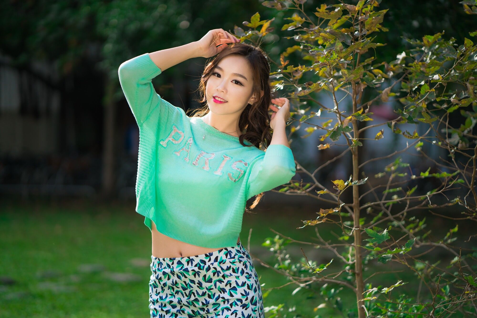 Olivia安馜薇《台大外拍》-图4