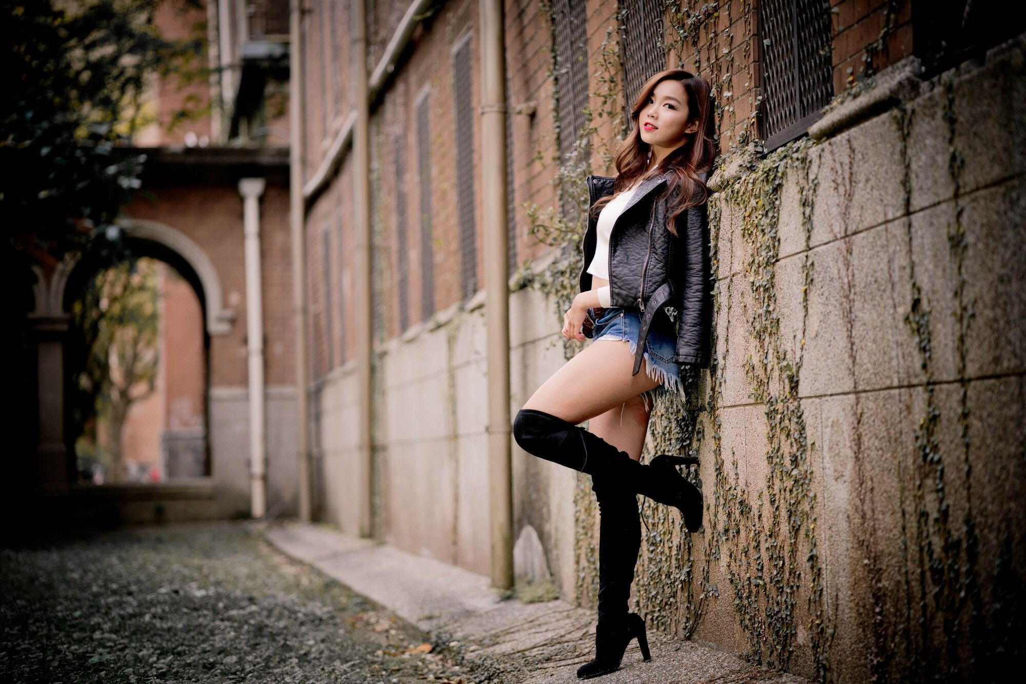 Olivia安馜薇《台大外拍》-图50