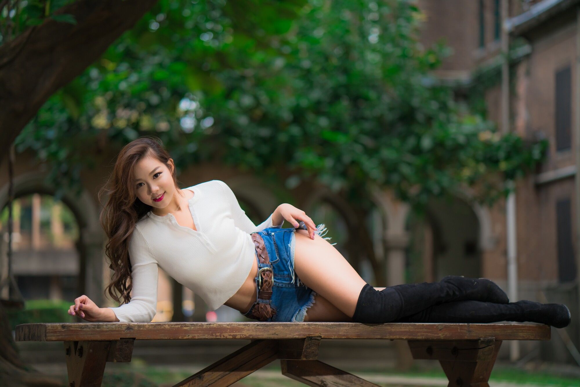 Olivia安馜薇《台大外拍》-图8