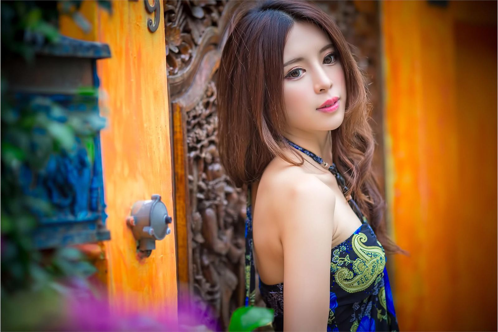 大眼正妹张齐郡《炫彩外拍》-图11