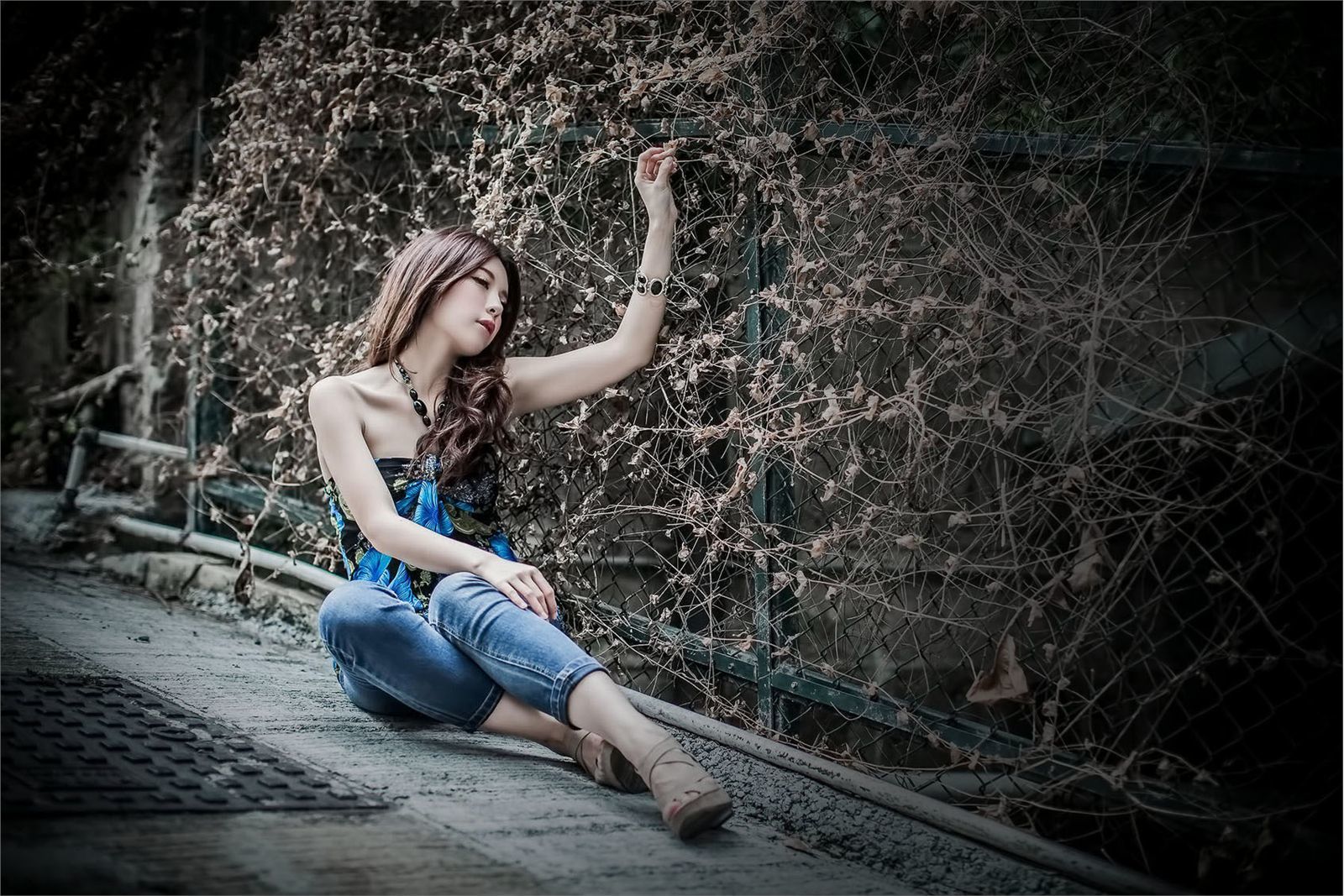 大眼正妹张齐郡《炫彩外拍》-图19