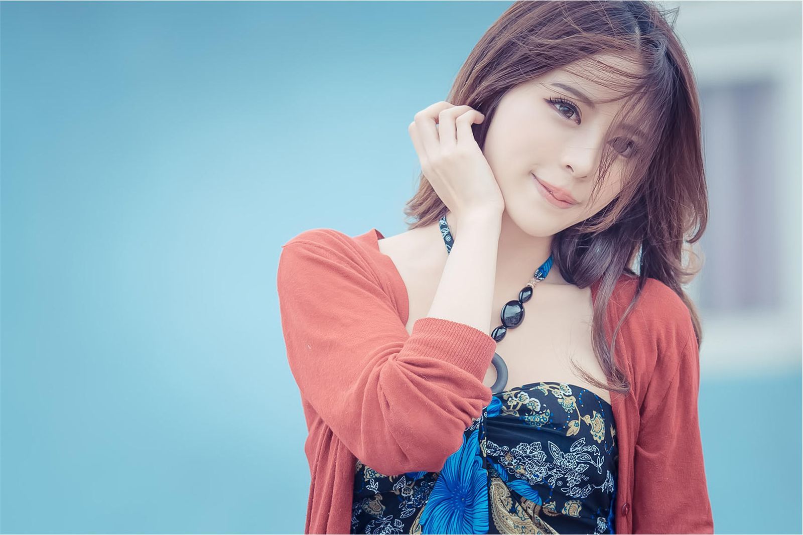 大眼正妹张齐郡《炫彩外拍》-图22