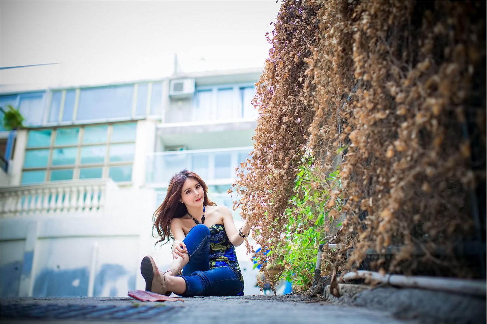 大眼正妹张齐郡《炫彩外拍》-图24