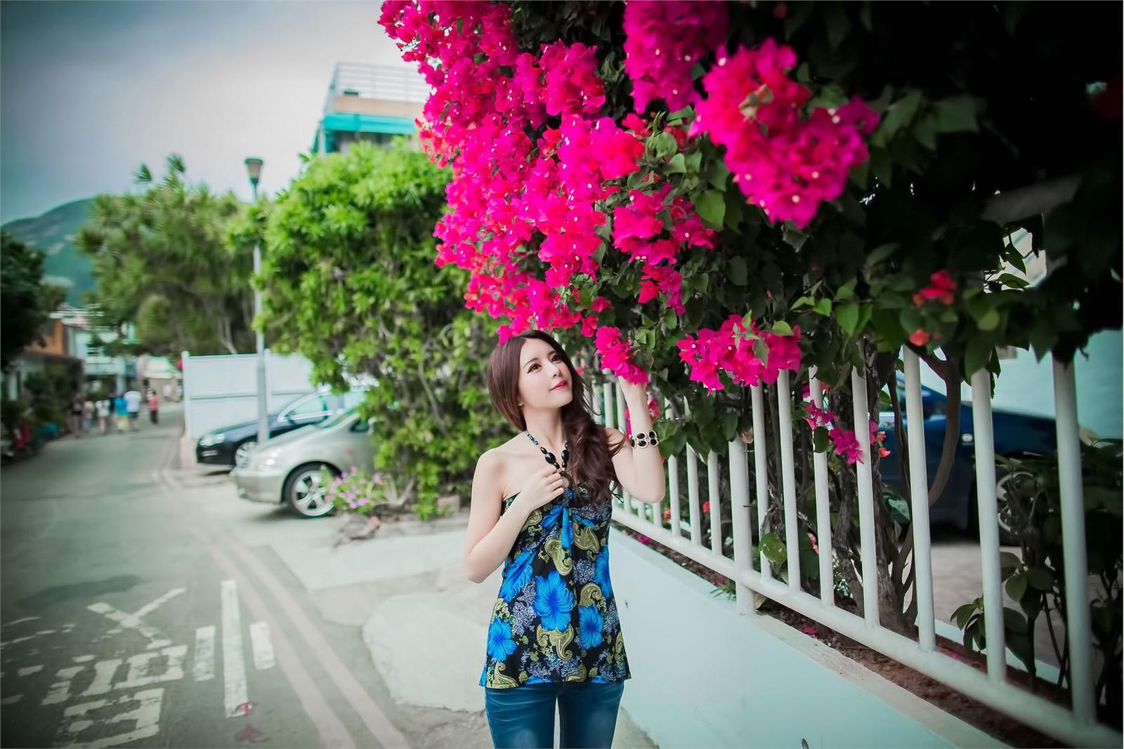 大眼正妹张齐郡《炫彩外拍》-图28