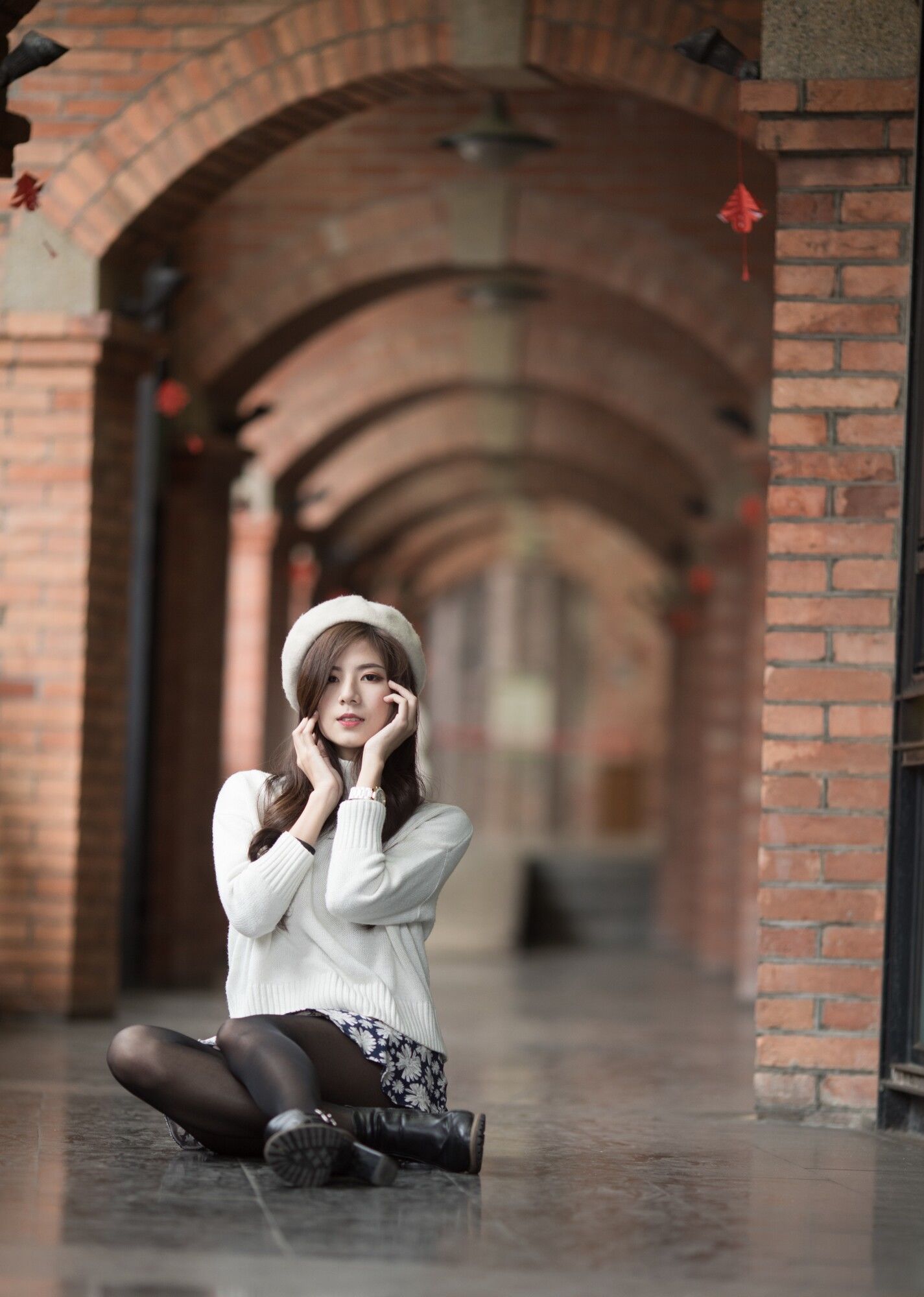 方唯真 - 3套服装黑丝街拍-图17