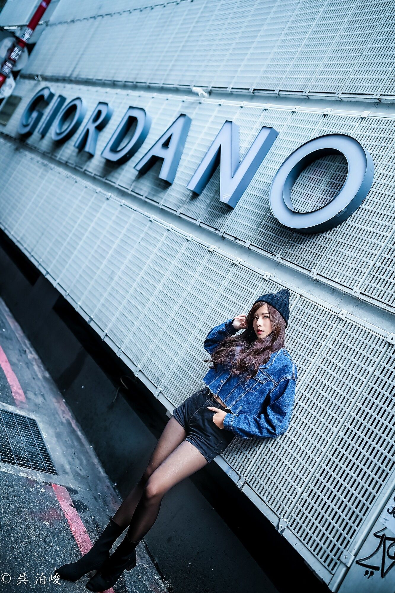 方唯真 - 3套服装黑丝街拍-图40