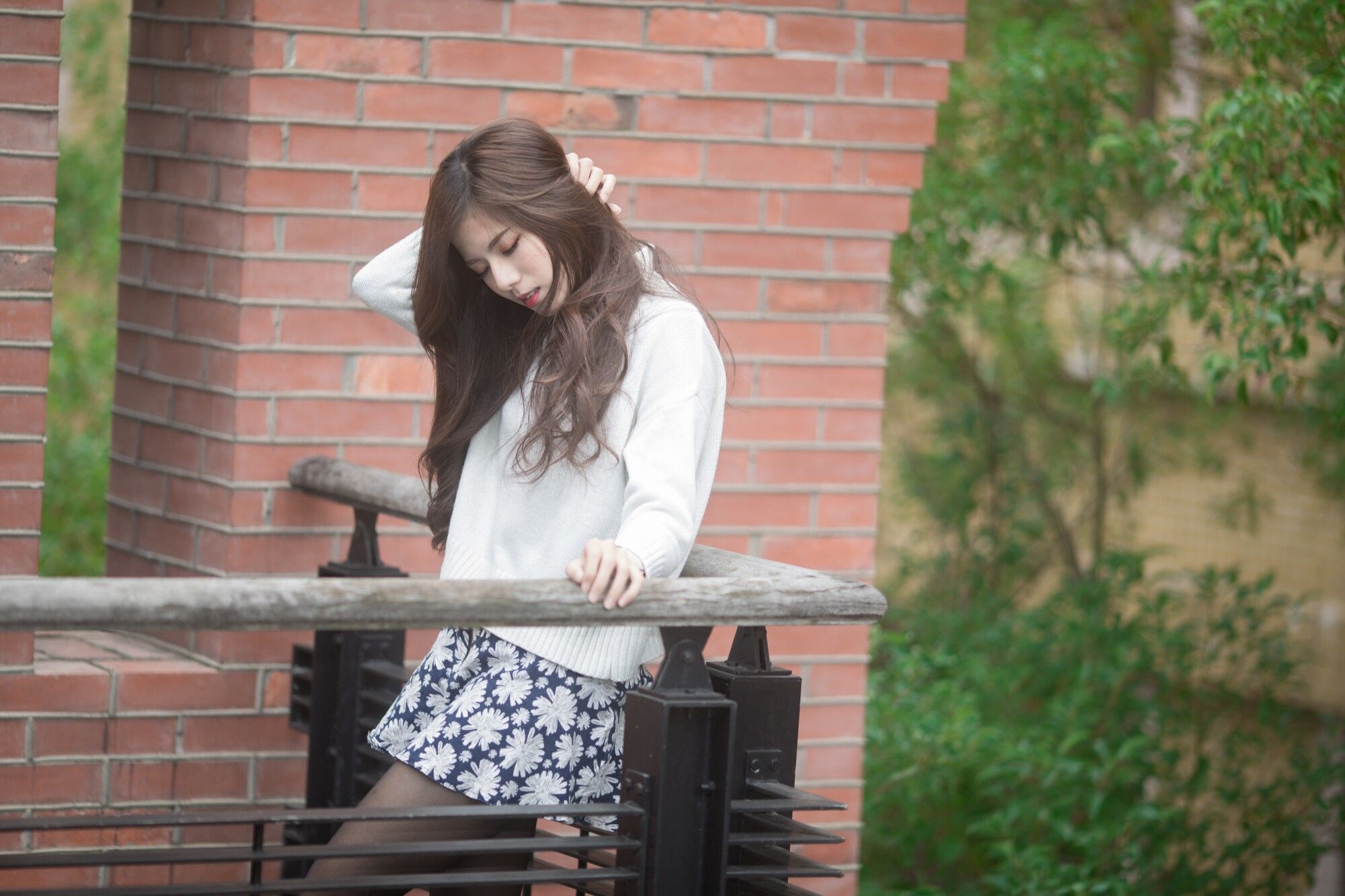 方唯真 - 3套服装黑丝街拍-图43