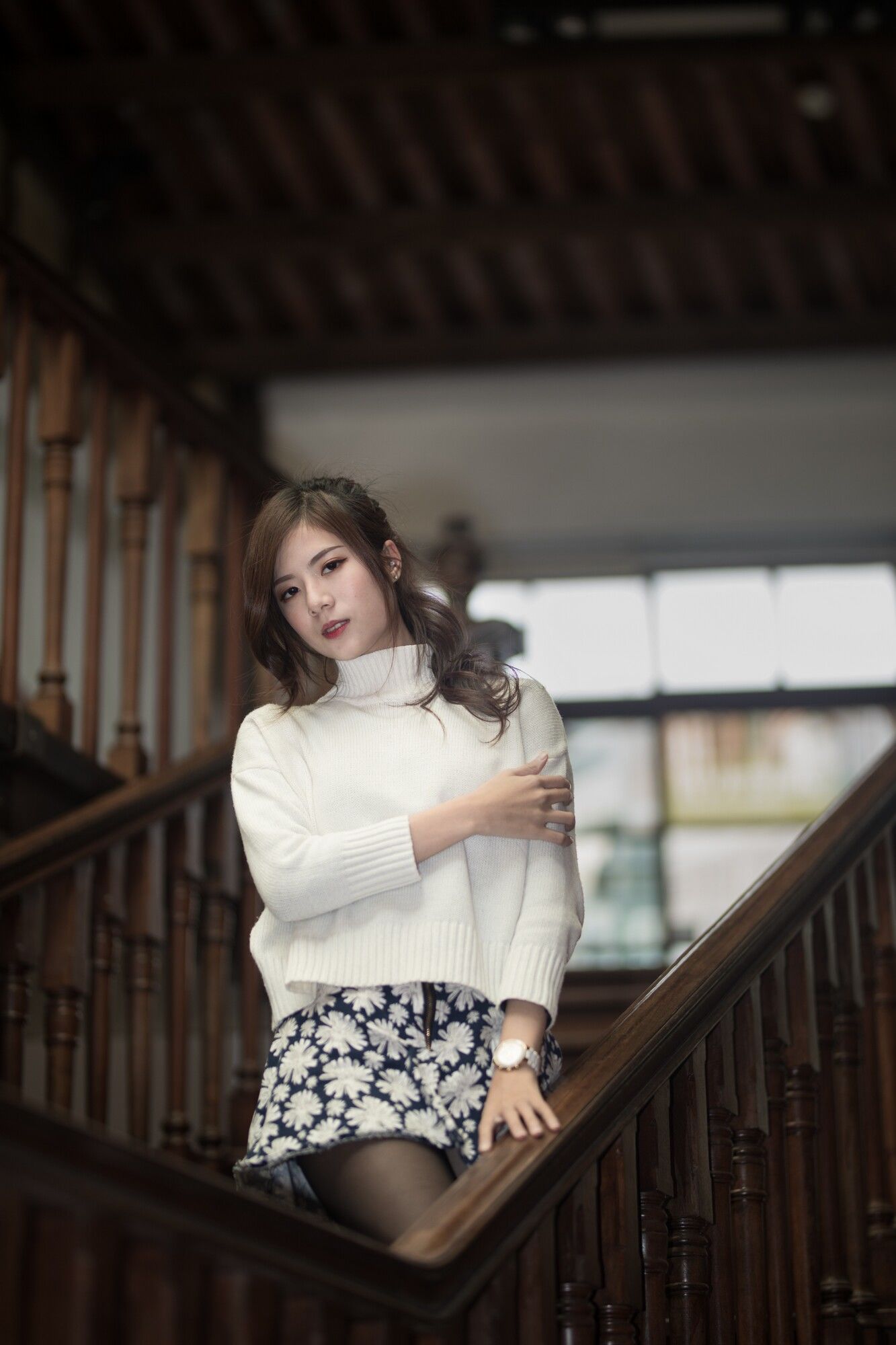 方唯真 - 3套服装黑丝街拍-图51