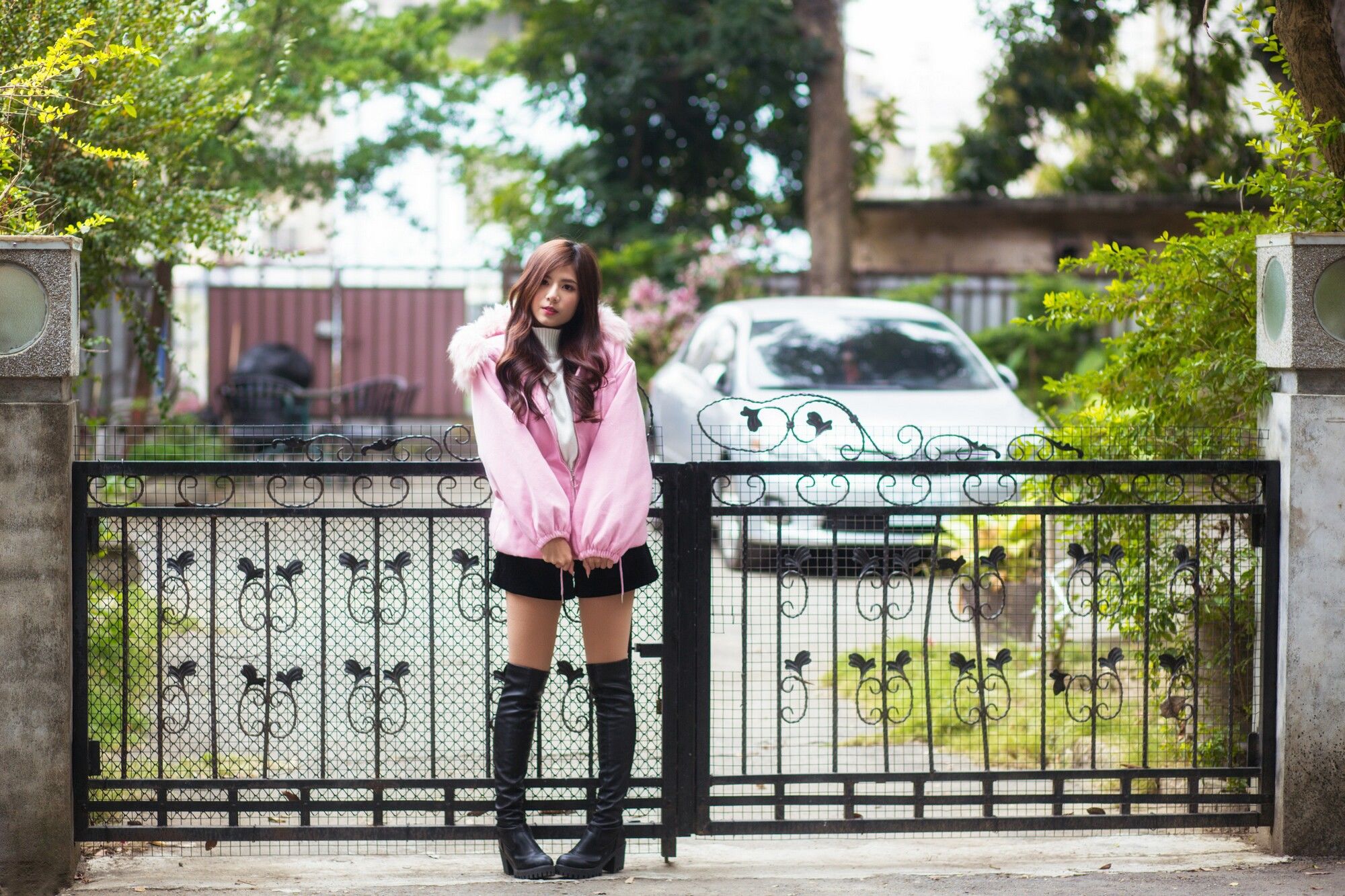 方唯真 - 3套服装黑丝街拍-图56