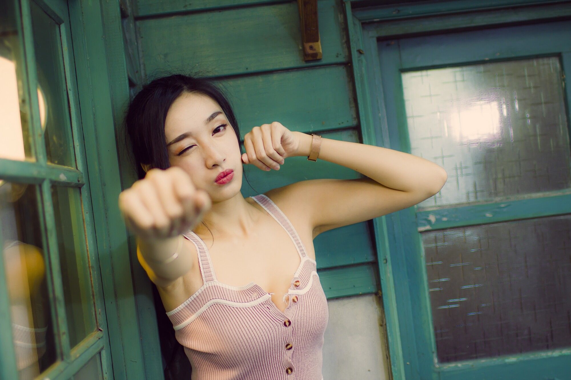 段璟乐《松菸時裝外拍》-图0