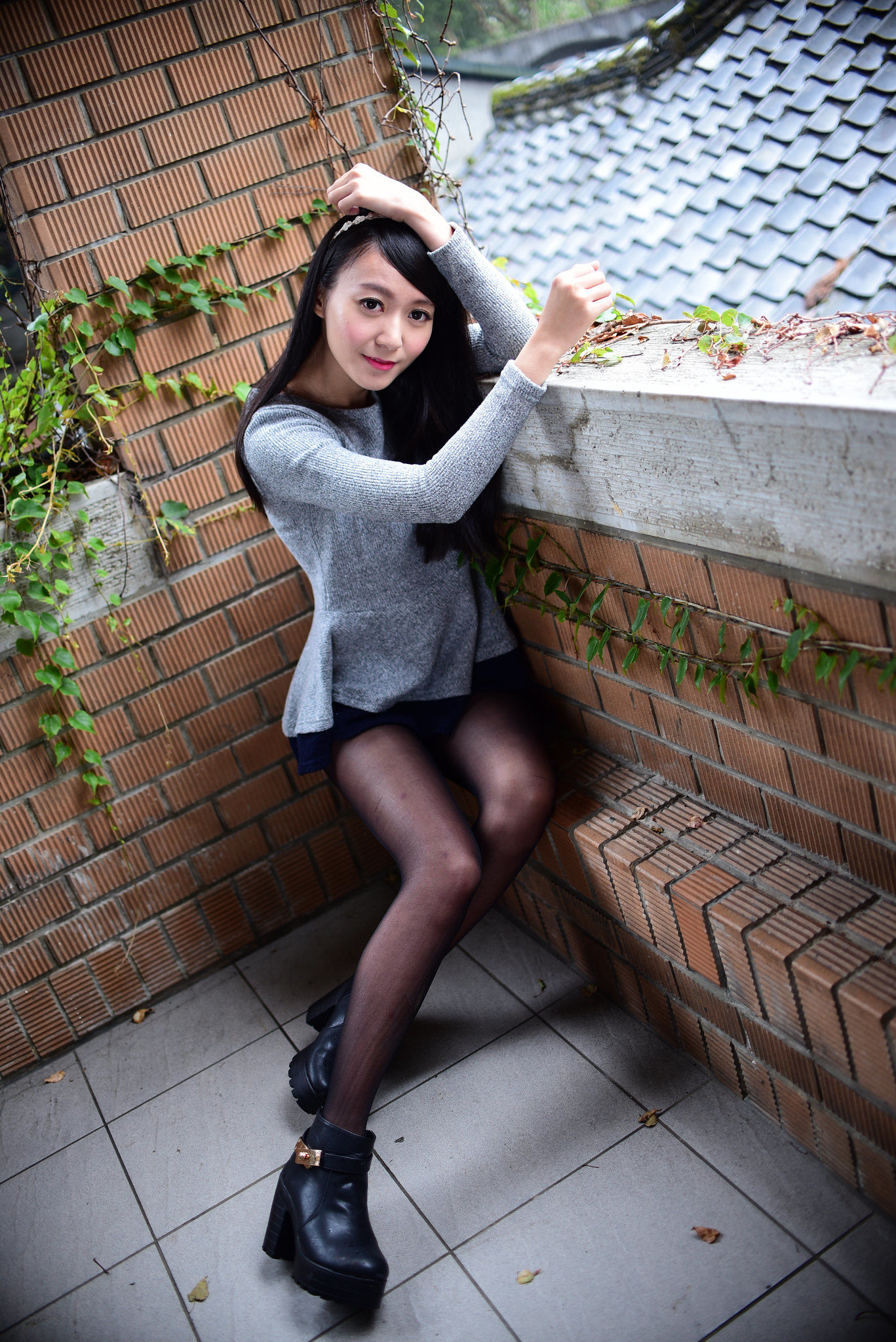 攸攸《台灣大學外拍》-图10