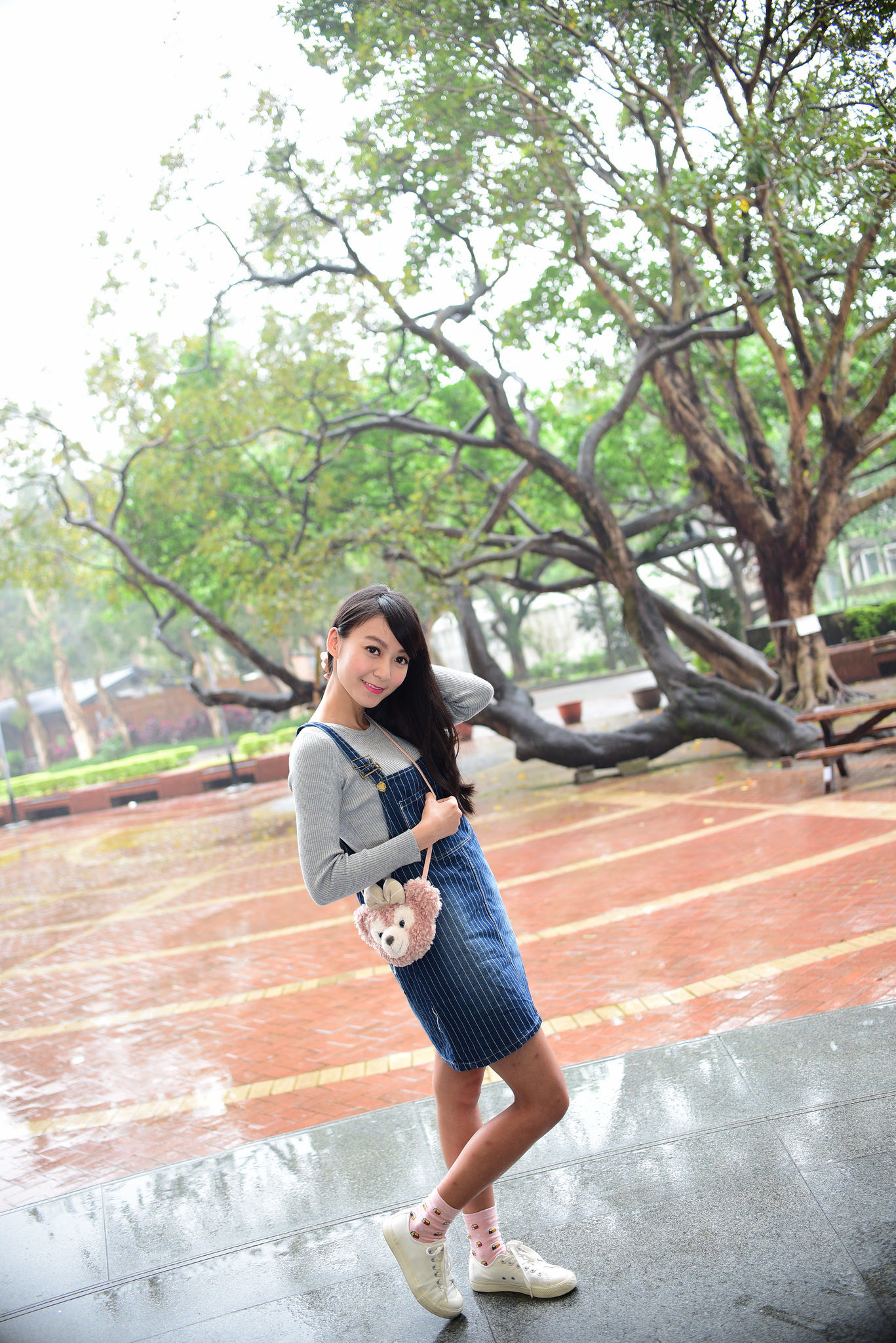 攸攸《台灣大學外拍》-图11