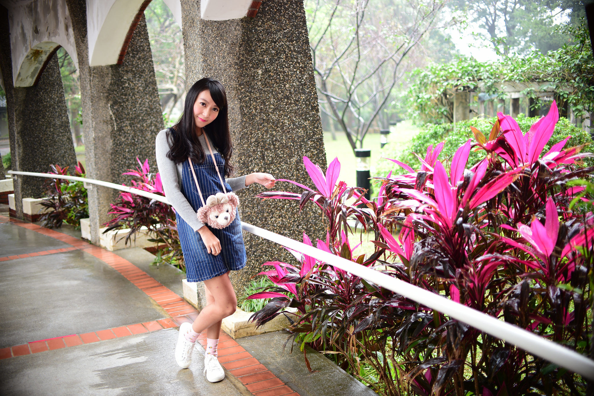 攸攸《台灣大學外拍》-图12