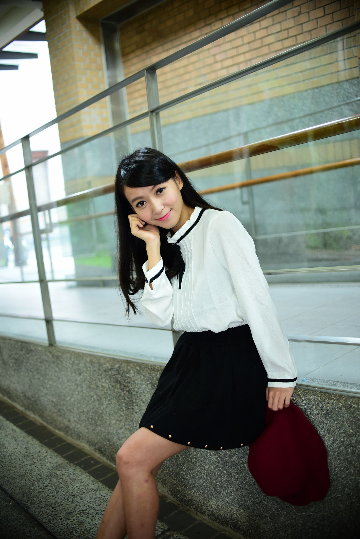 攸攸《台灣大學外拍》-图14