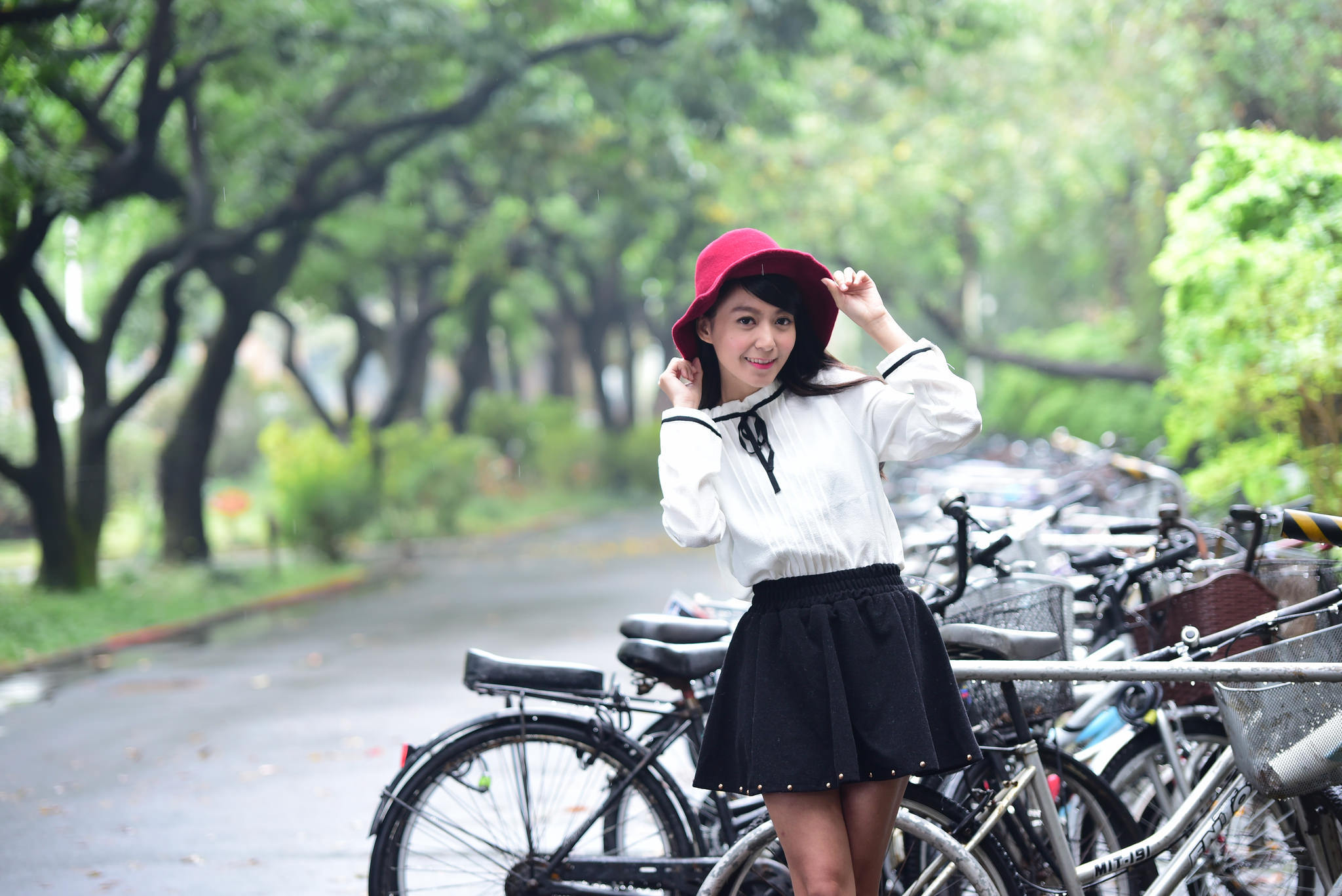 攸攸《台灣大學外拍》-图22