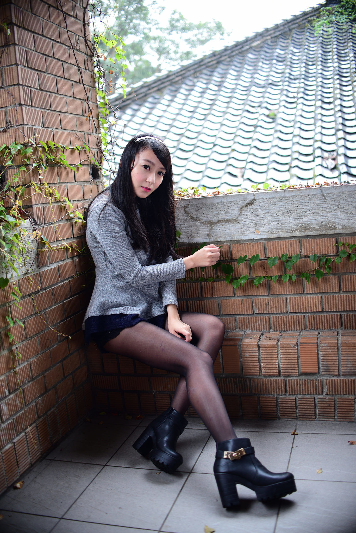 攸攸《台灣大學外拍》-图4