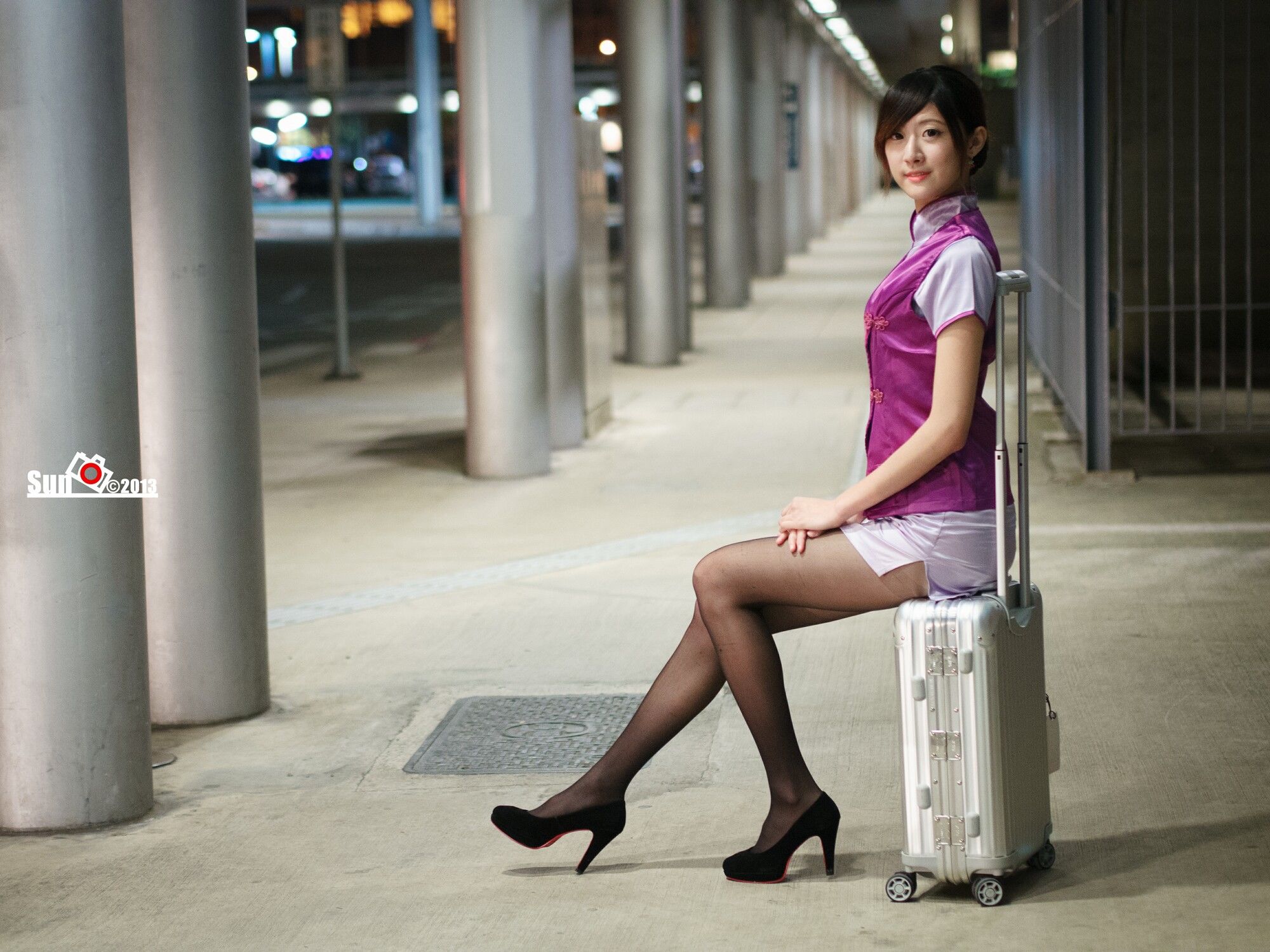 林茉晶 - 哈雷女警与空姐-图23