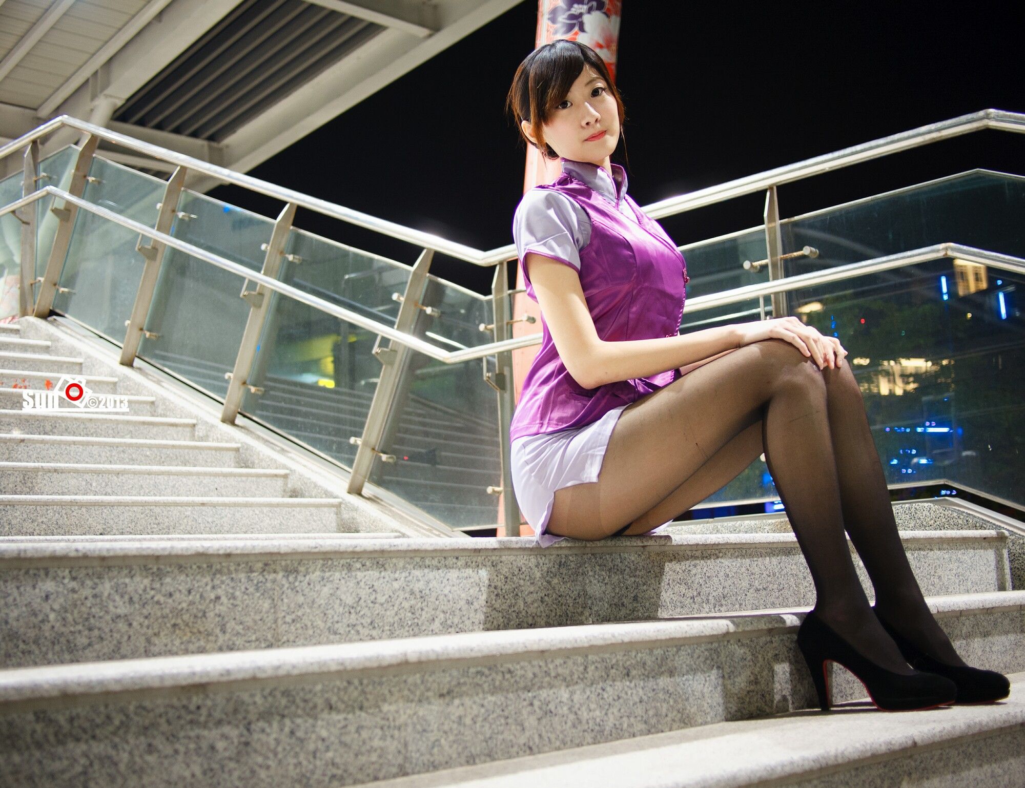 林茉晶 - 哈雷女警与空姐-图44