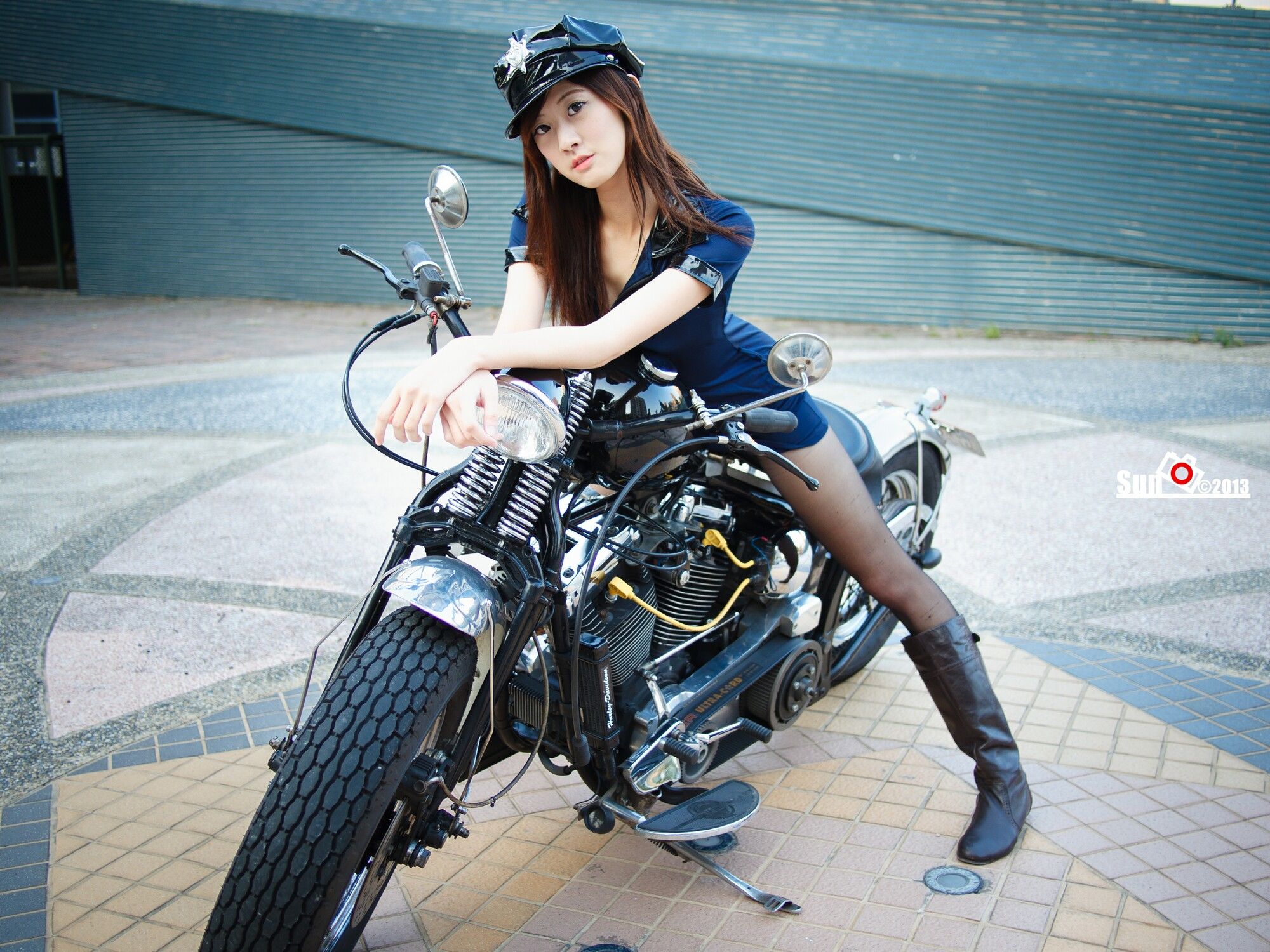 林茉晶 - 哈雷女警与空姐-图4