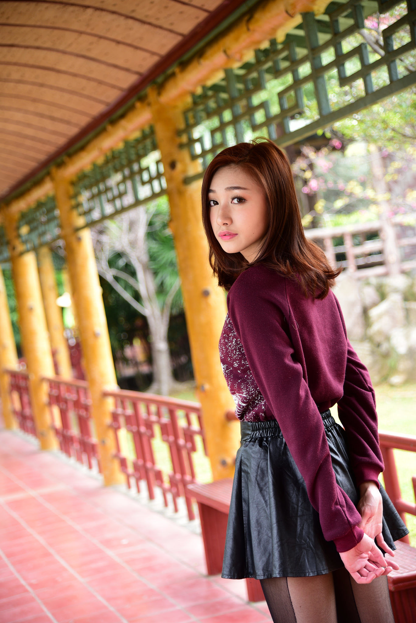 段璟乐/璟樂《雙溪公園 外拍（三套服装）》-图4