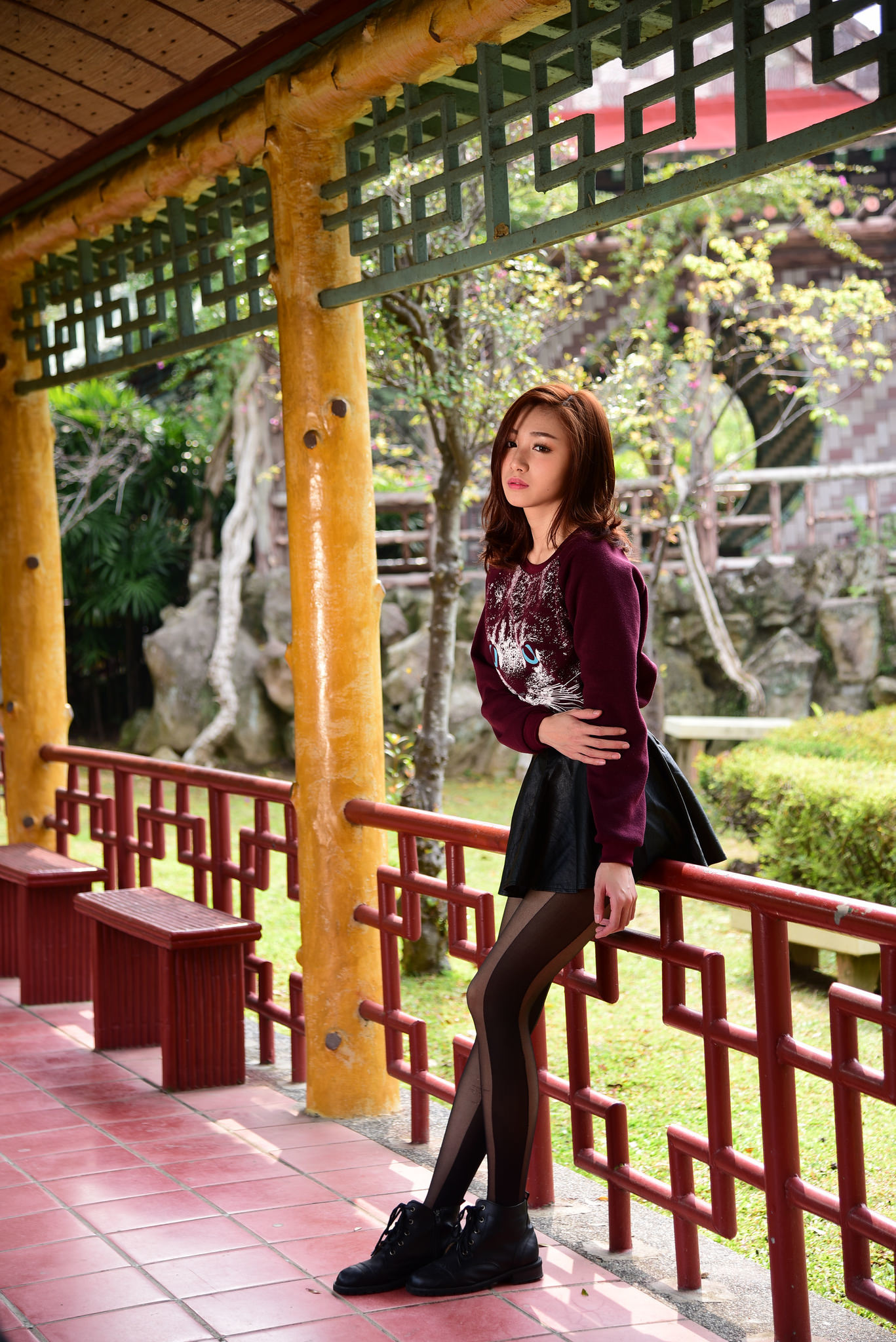 段璟乐/璟樂《雙溪公園 外拍（三套服装）》-图6