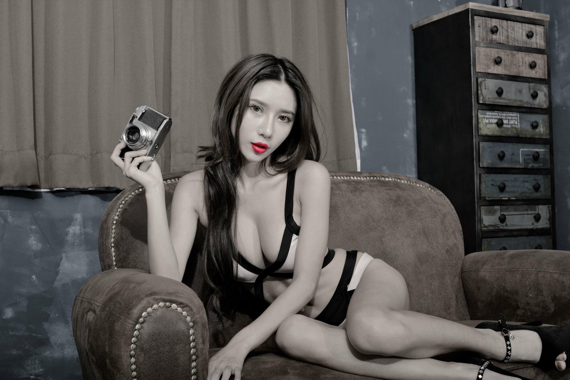 沈雅琪/沈琪琪《 鎢絲棚 内衣秀》-图33