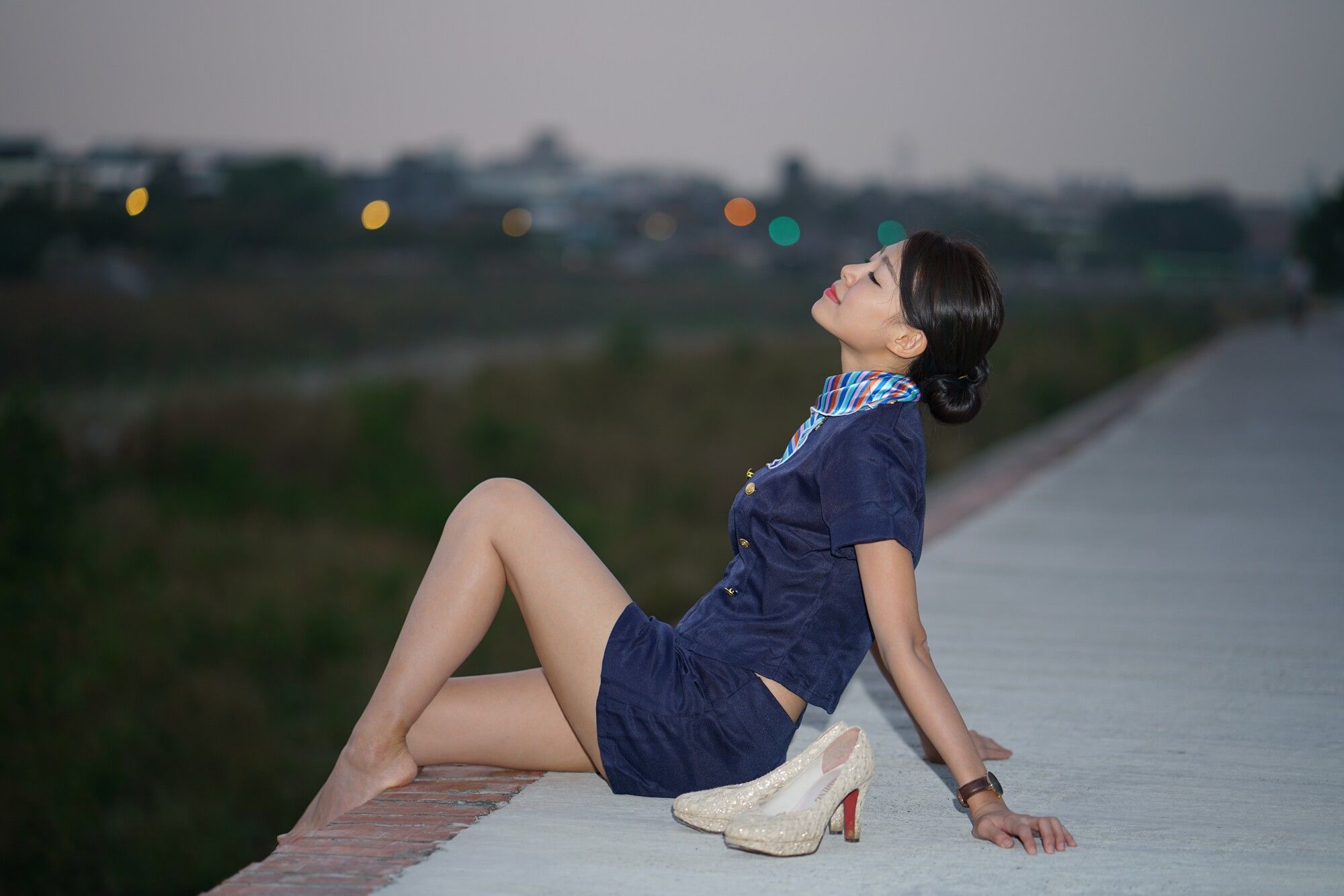 简嘉莹(小紫) 《光復新村～连衣裙+空姐装》-图4