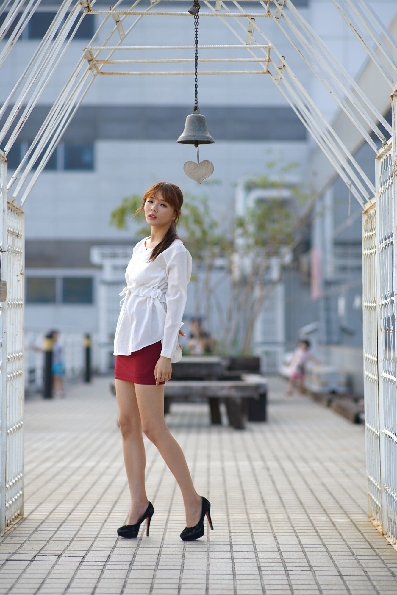 苏郁媛《烏日高鐵～街拍包臀裙》-图9