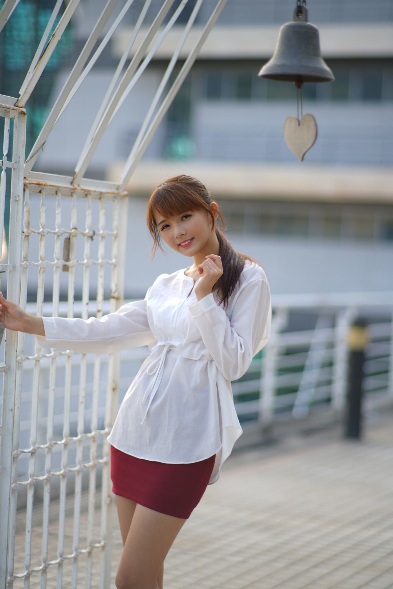 苏郁媛《烏日高鐵～街拍包臀裙》-图12