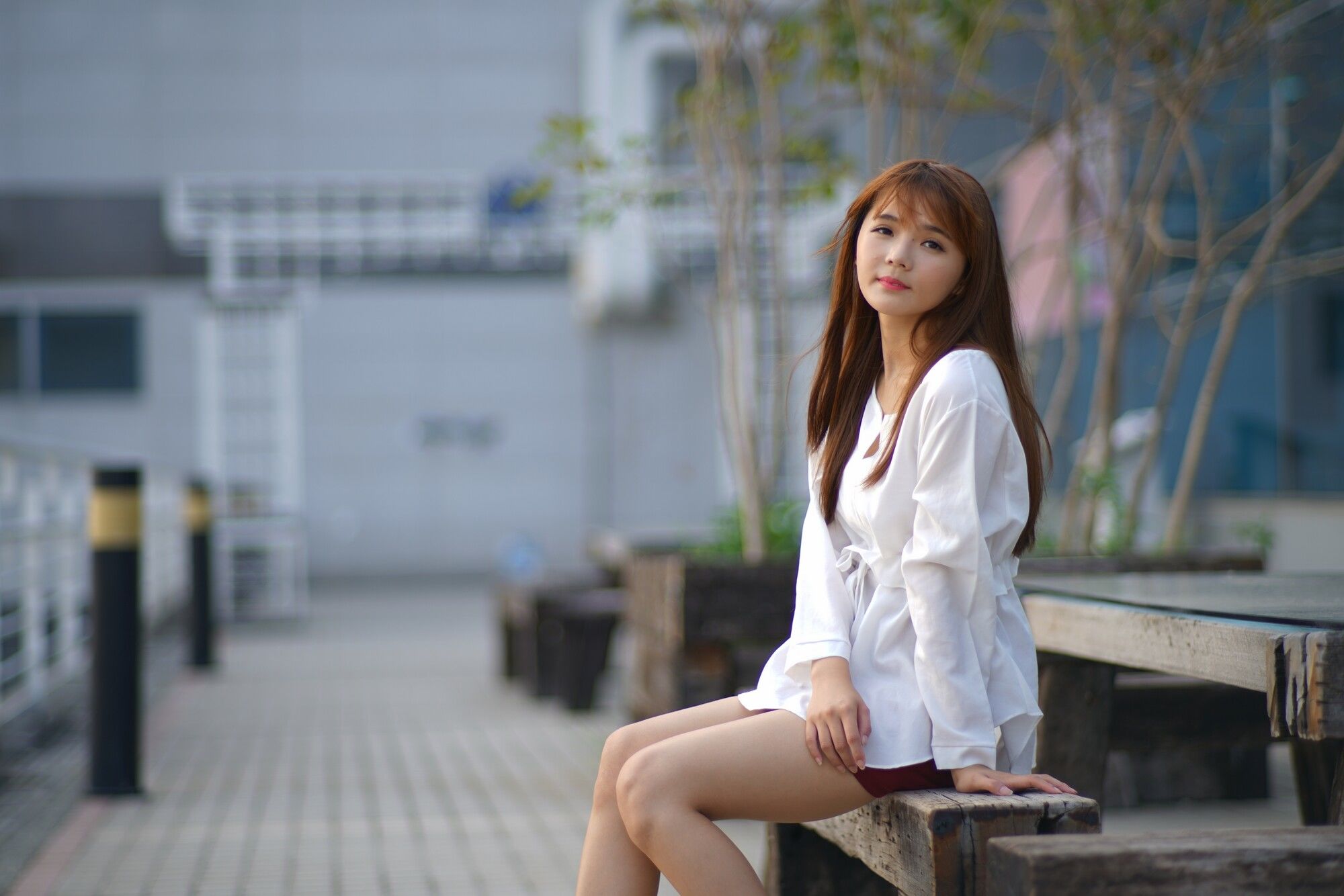 苏郁媛《烏日高鐵～街拍包臀裙》-图26