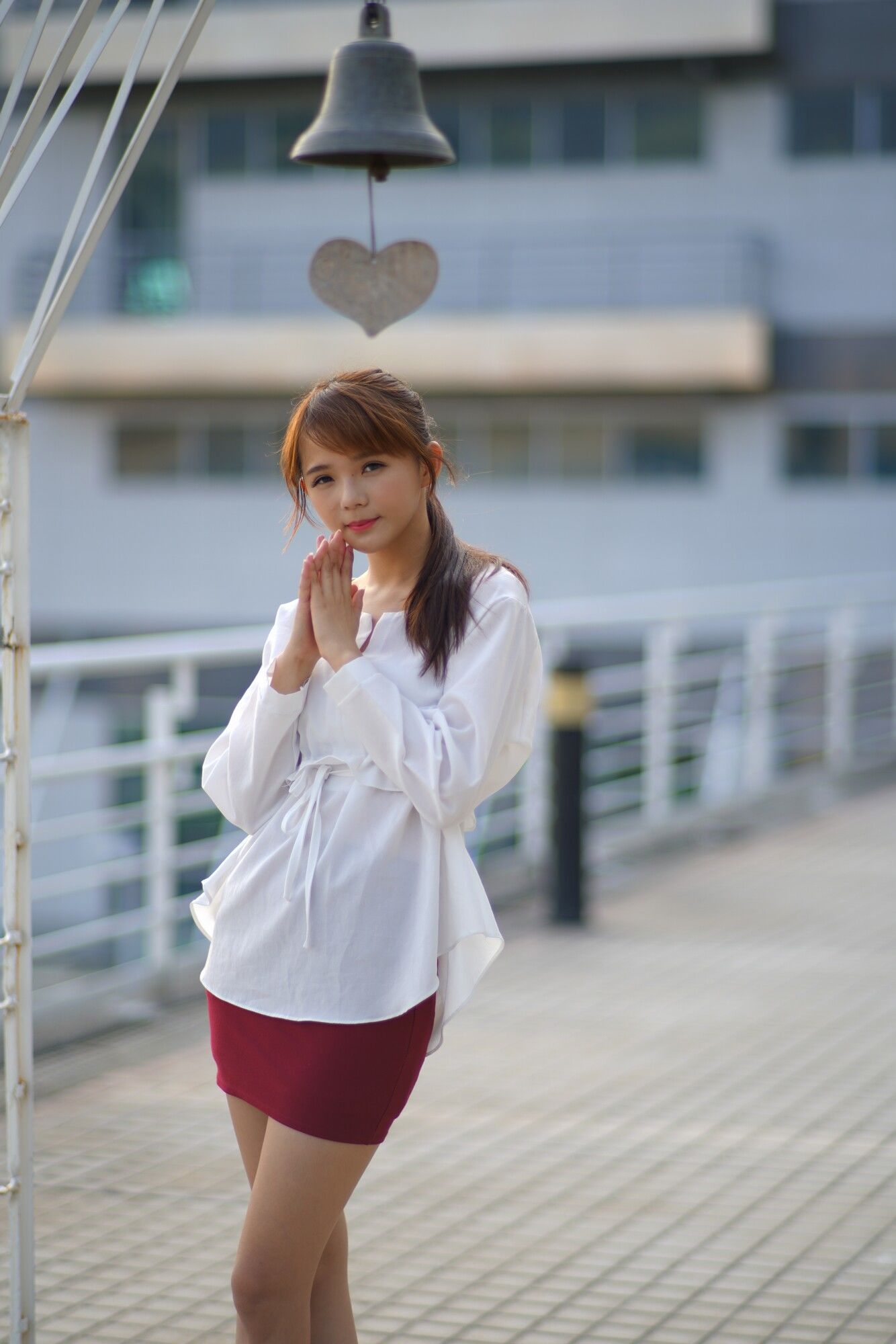 苏郁媛《烏日高鐵～街拍包臀裙》-图32